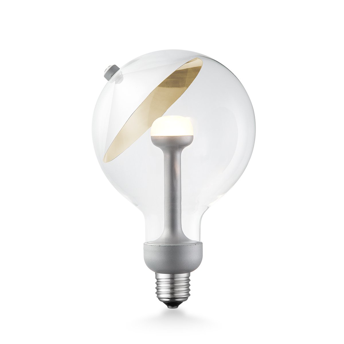 dimbare LED lamp Cone zilver G120 E27 5W 400Lm