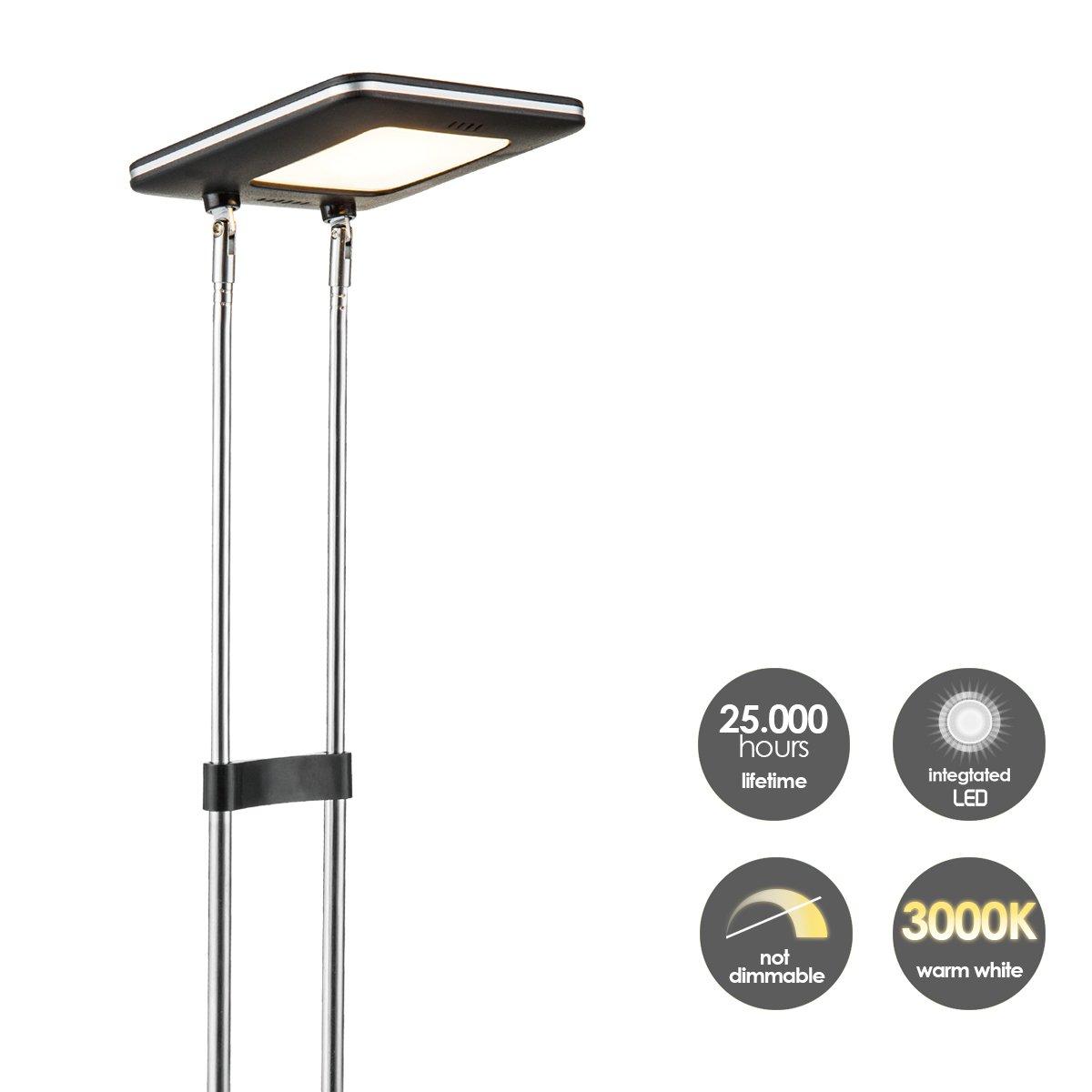 Check Led Bureaulamp 3W Zwart - Verstelbare