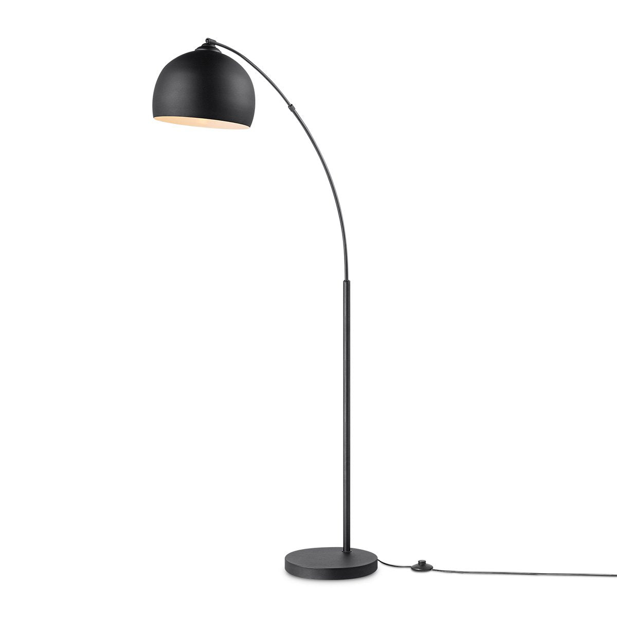 Moderne Shade Vloerlamp Zwart 109x31.5x172 cm E27