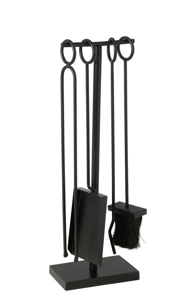 Openhaardgereedschap Ring Metaal Noir