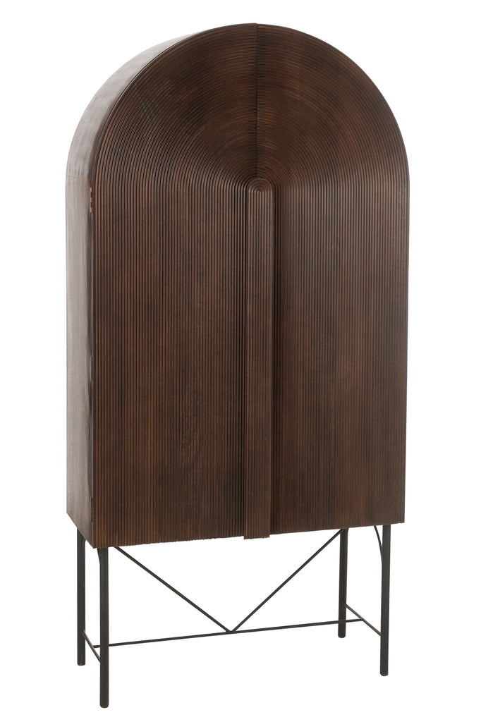 Plank Aura Mangohout/Metaal Bruin