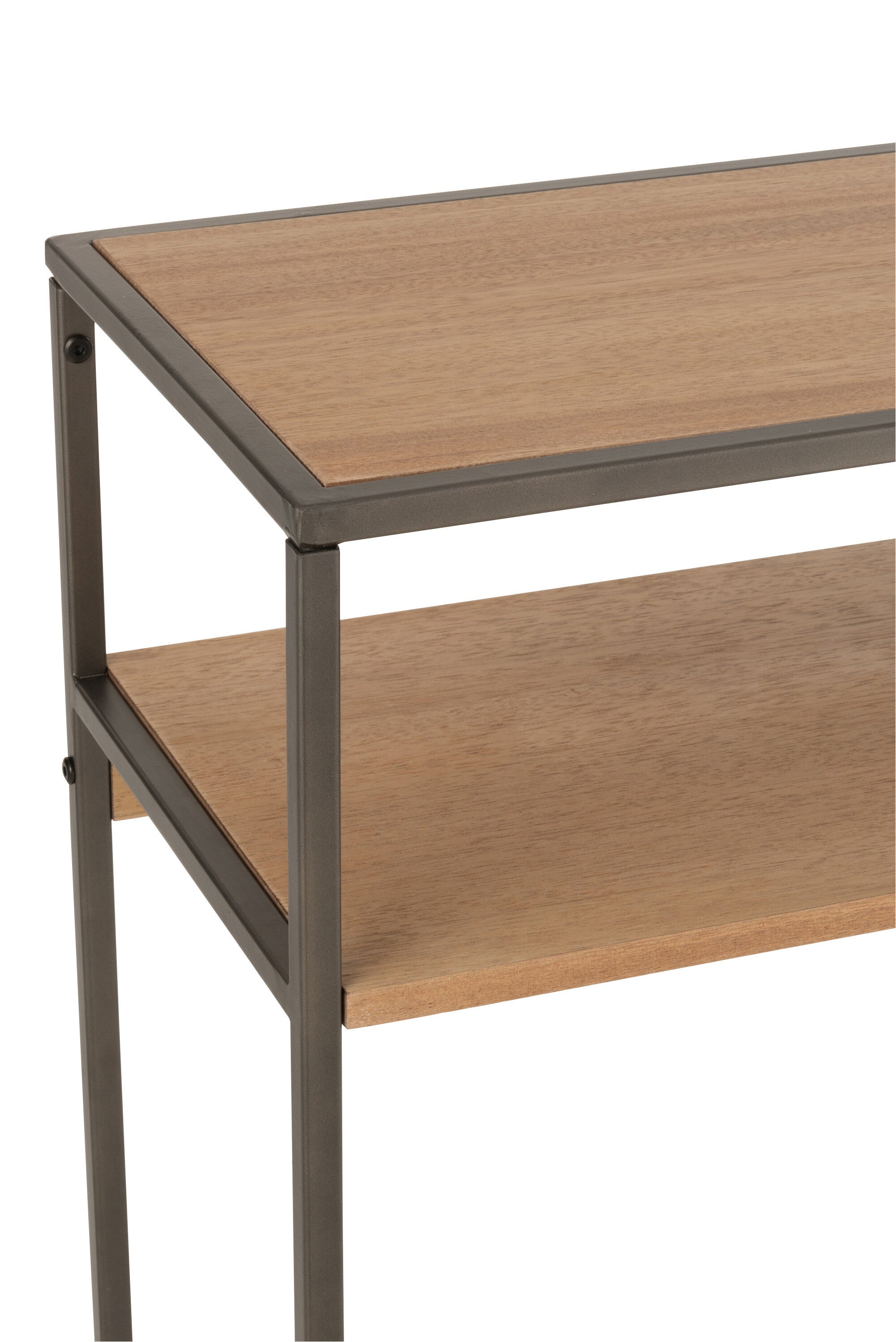 Console 1 lade Hout/Metaal Natuurlijk