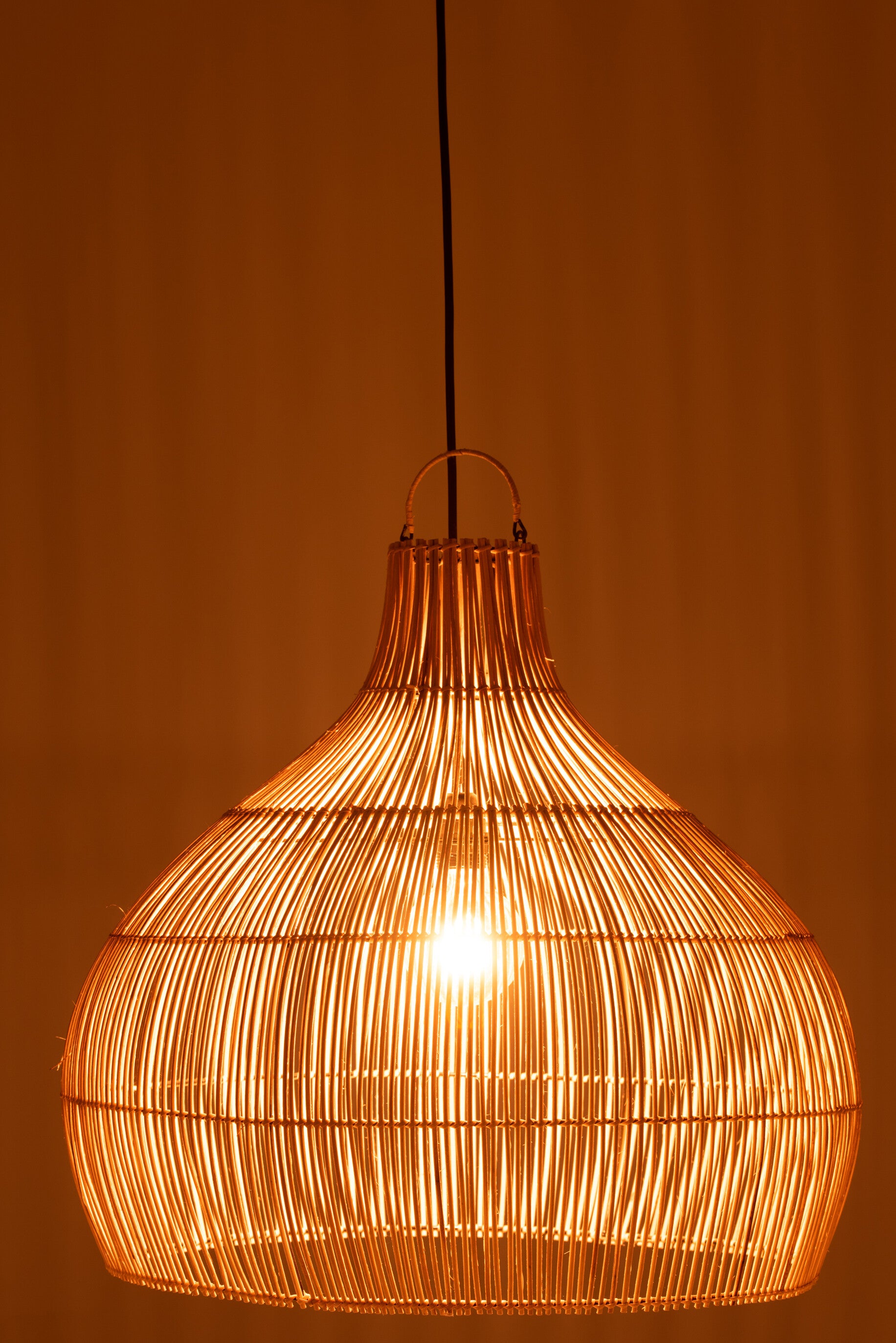 Lampenkap Peer Vorm Rotan Natuurlijk