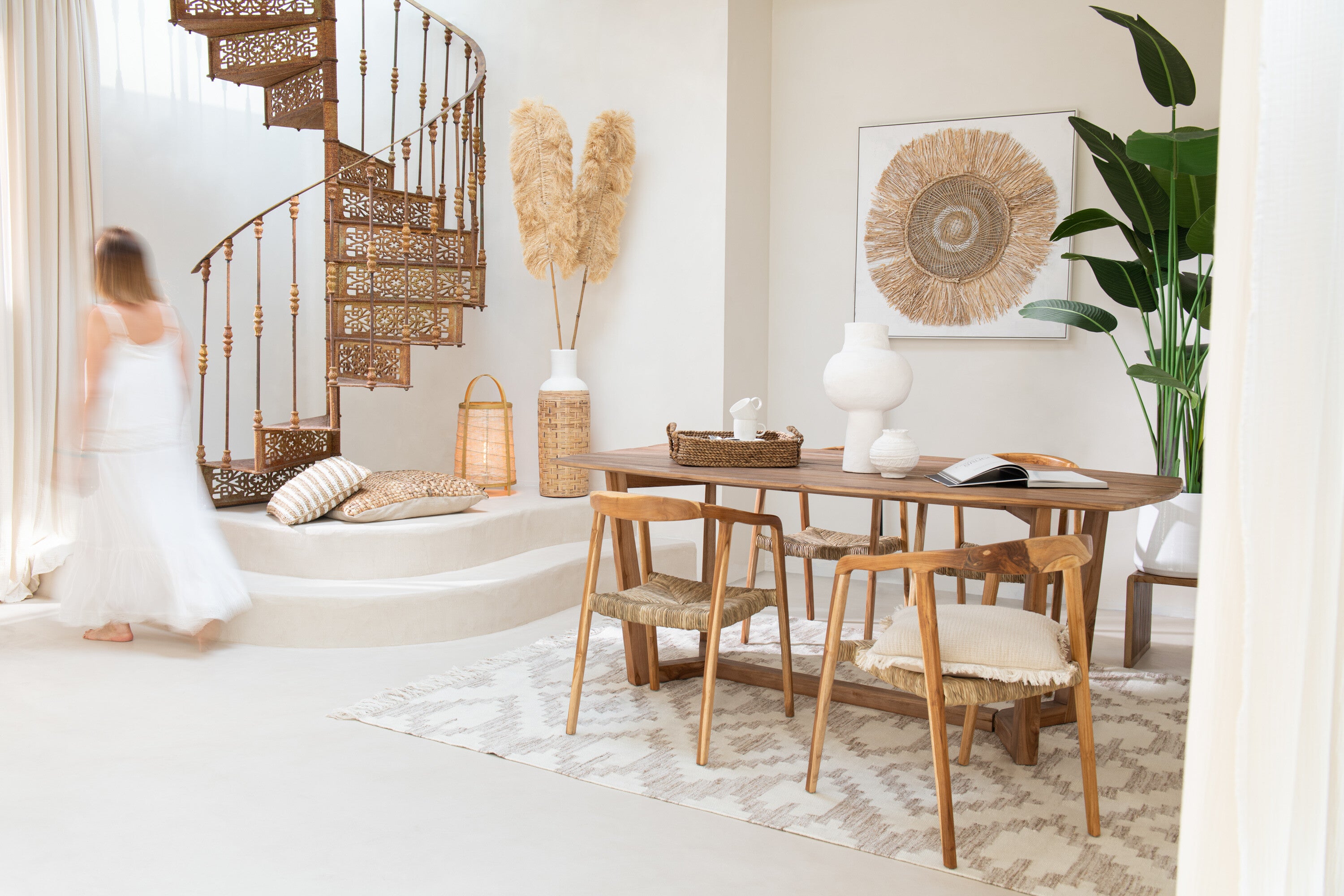 Stoel Ana Teakhout Bruin