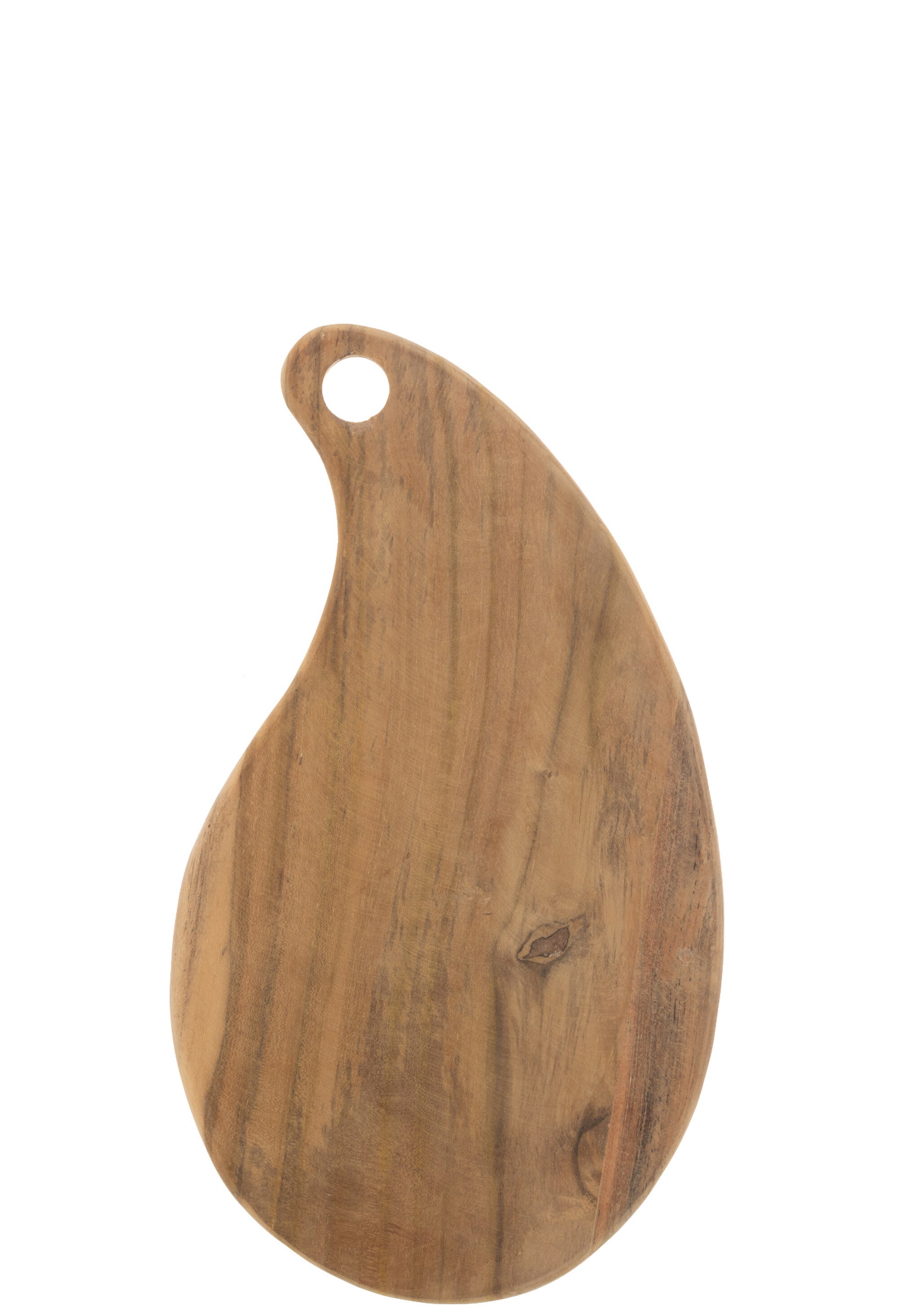J-Line Terong Teak snijplank - hout - naturel - S