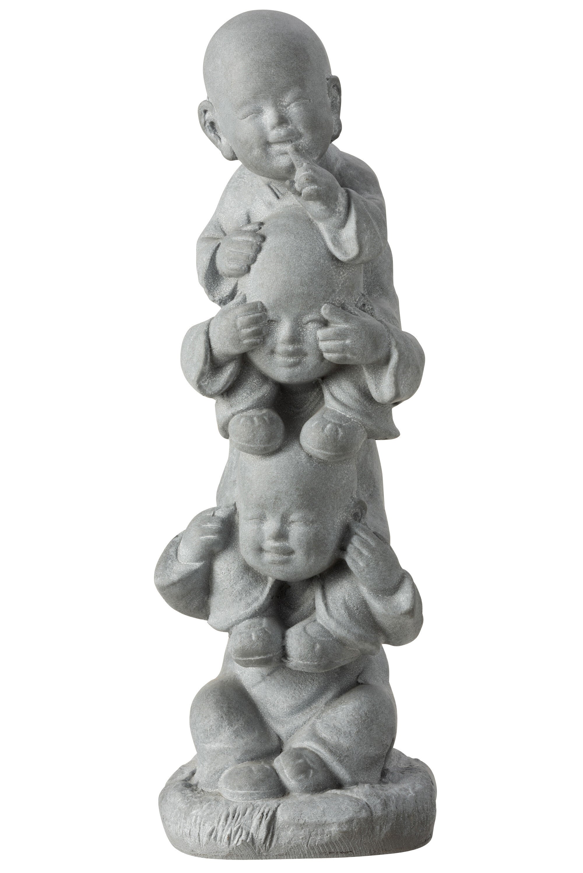 J-Line Monnik Op De Schouders Poly Grijs