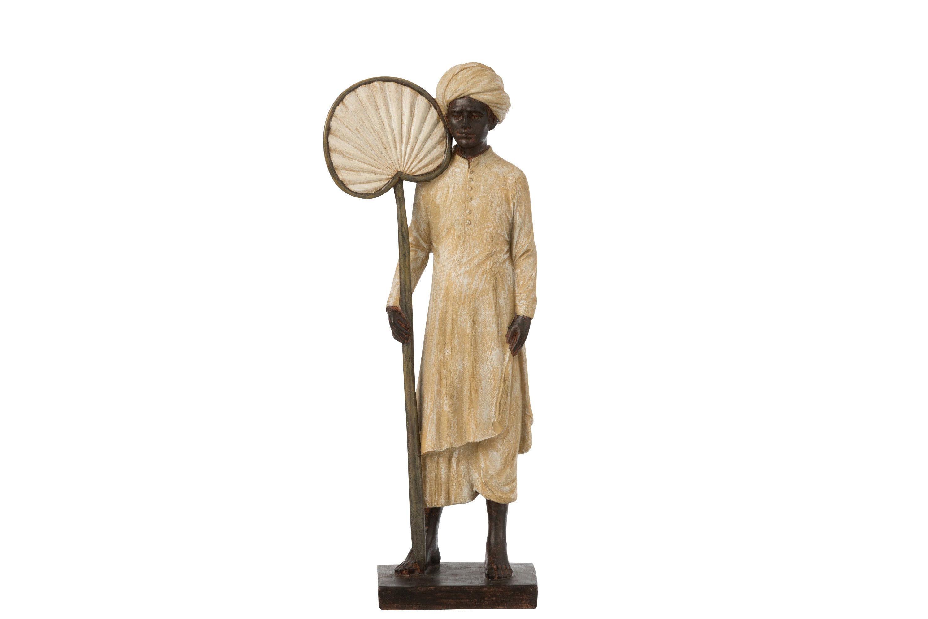 J-Line Indiase Figuur Staand Poly Beige/Bruin