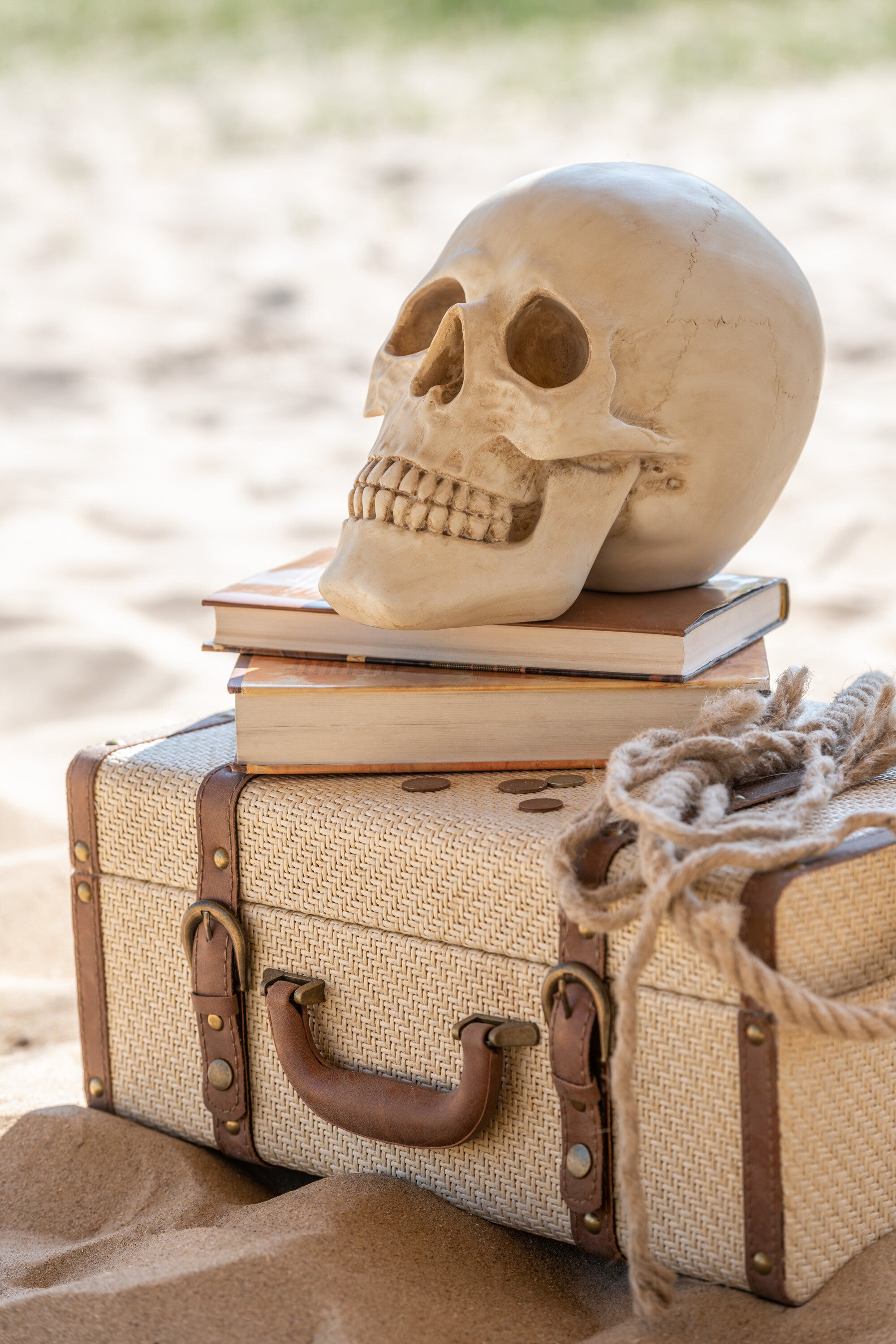 Schedel Poly Beige Klein