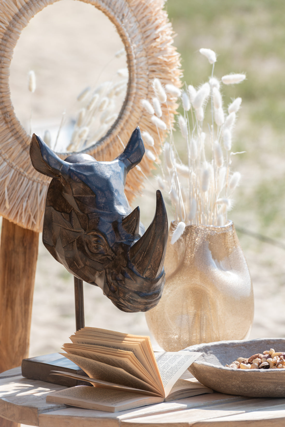 Neushoorn Poly Bruin