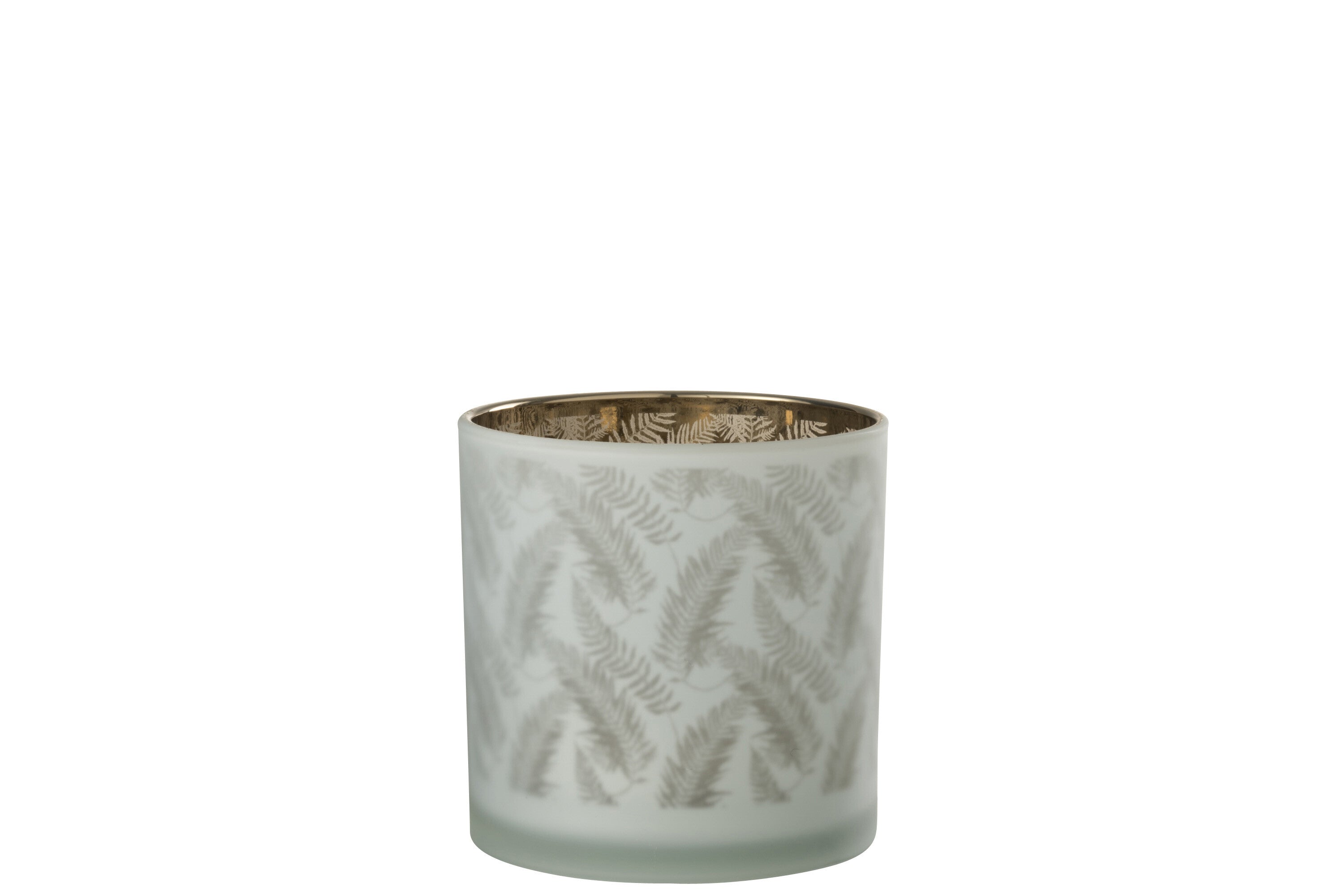 Orkaanbladglas Wit/Groen Groot