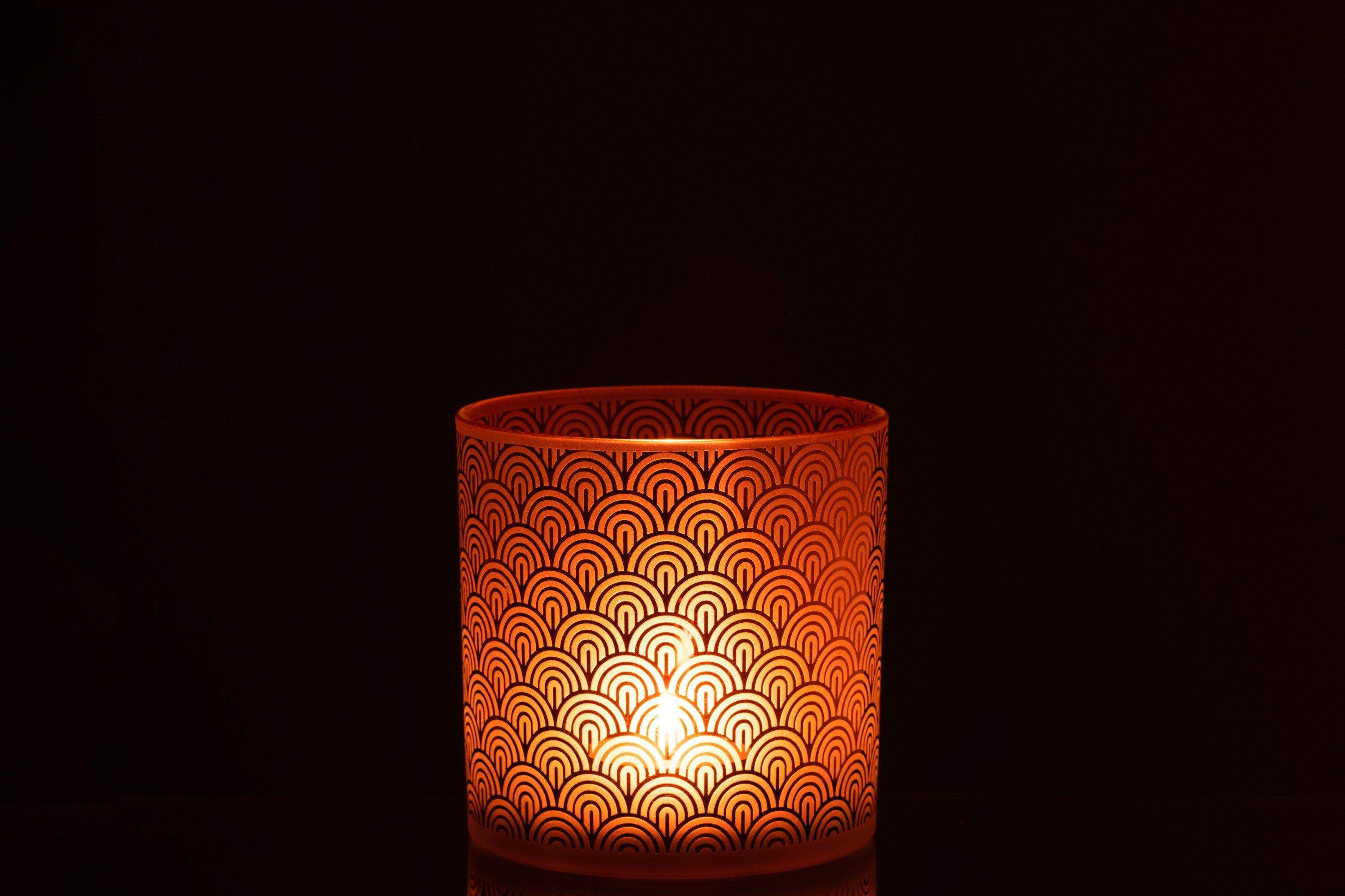 Orkaan Arc Glas Oranje Groot