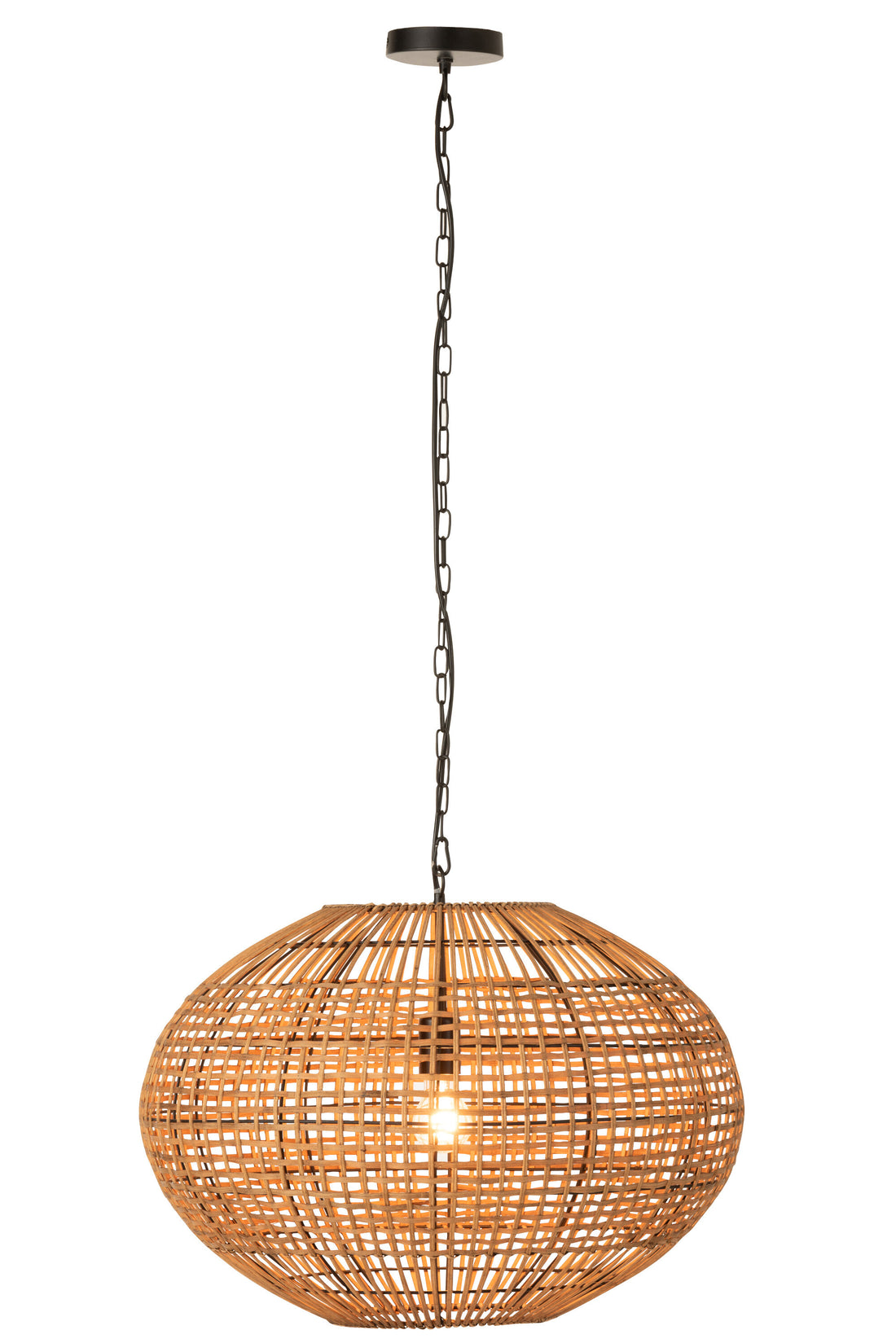 J-Line Rattan hanglamp - jute - naturel