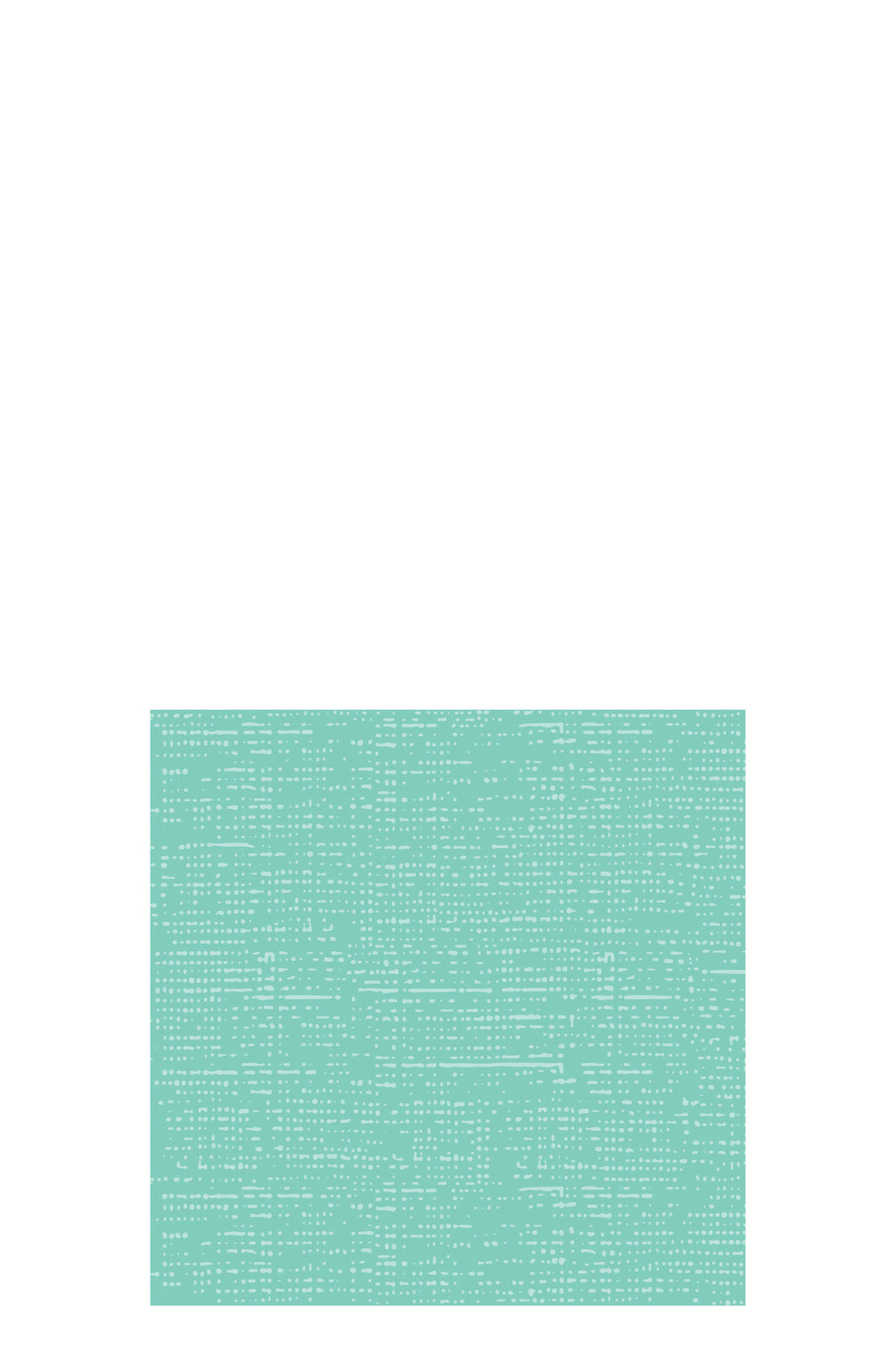 Pak van 16 servetten Textiel Touch Papier Turquoise Klein