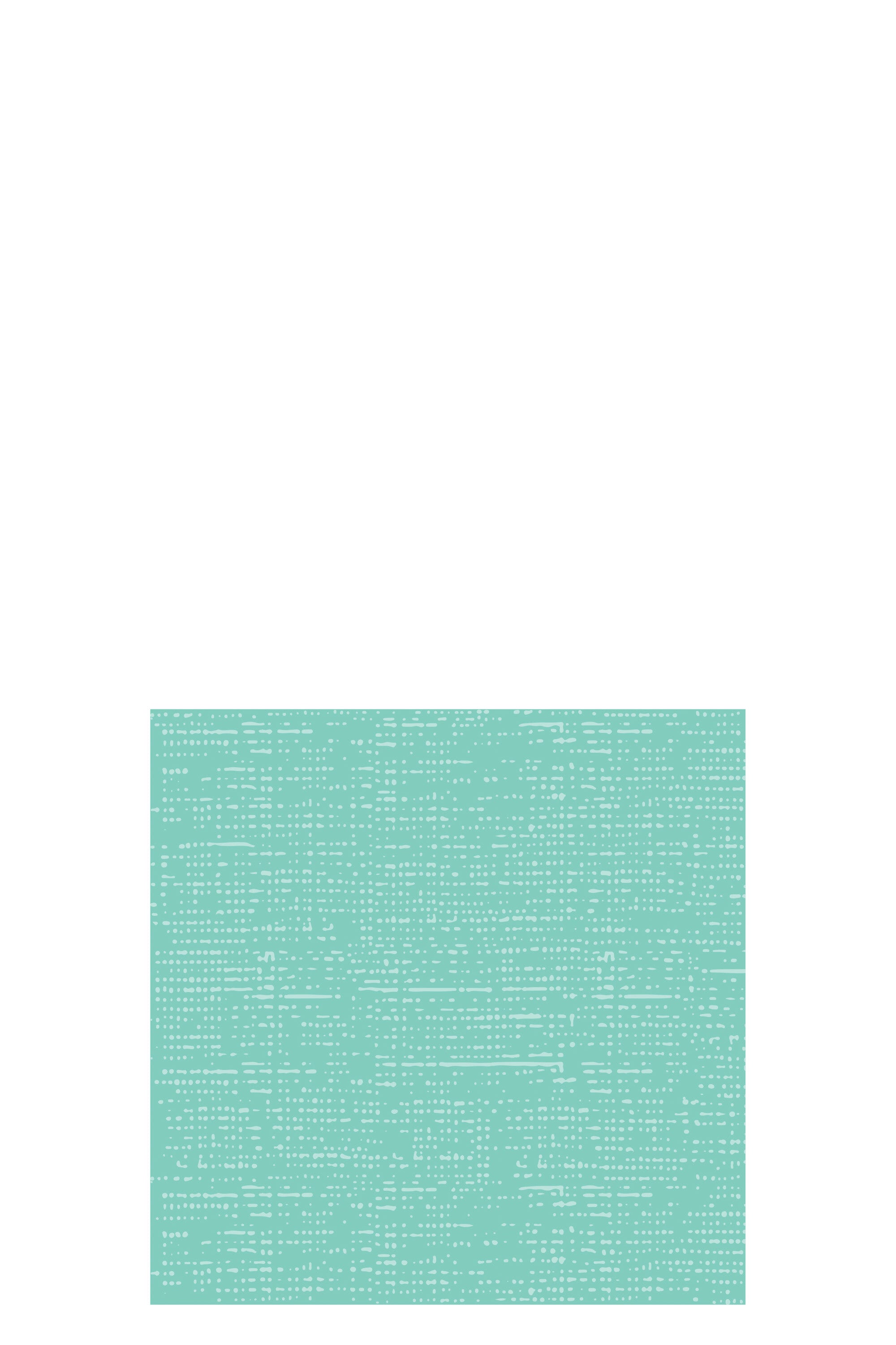 Pak van 16 servetten Textiel Touch Papier Turquoise Klein