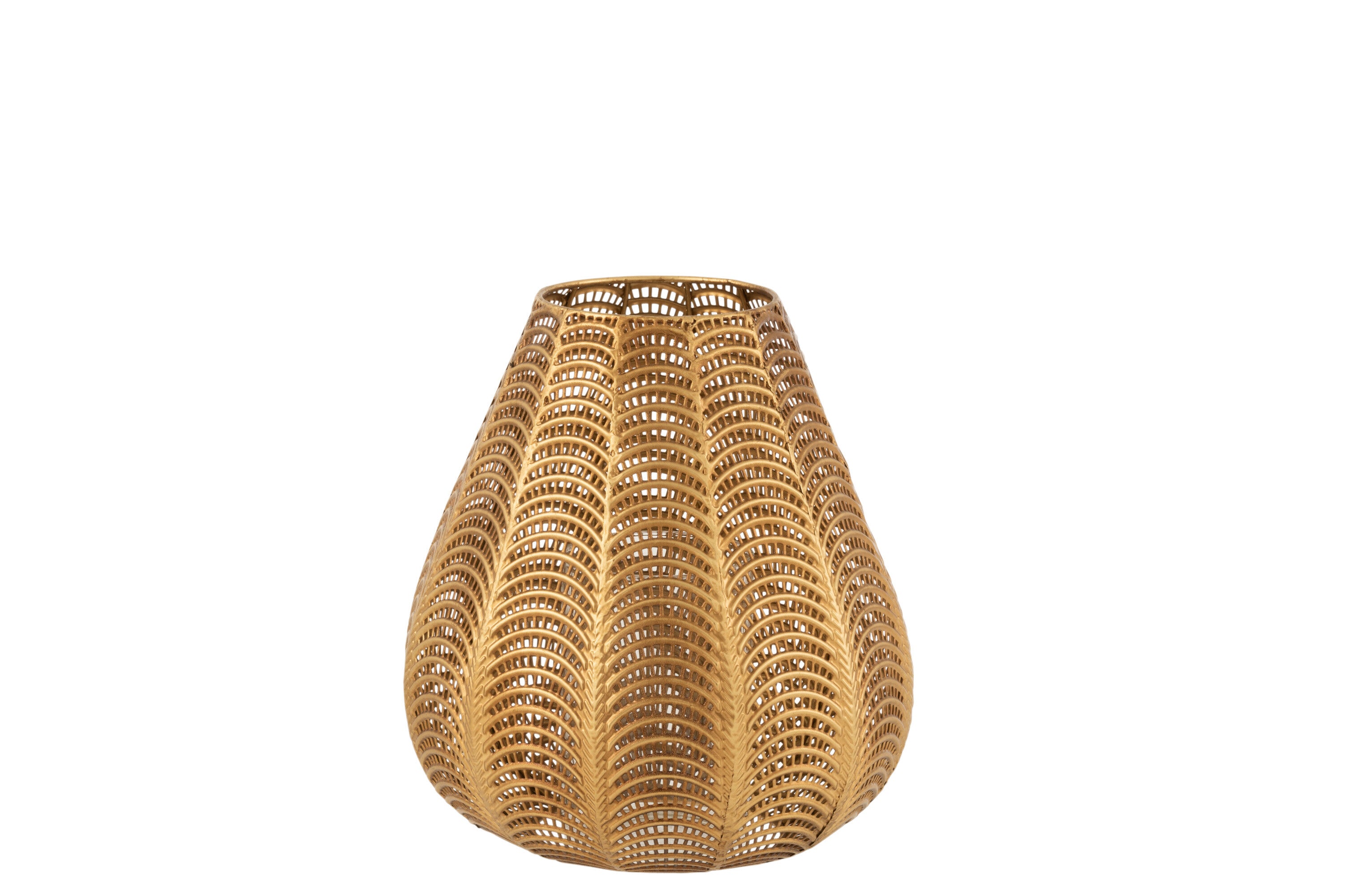 J-Line Kaarshouder - ijzer - goud - large