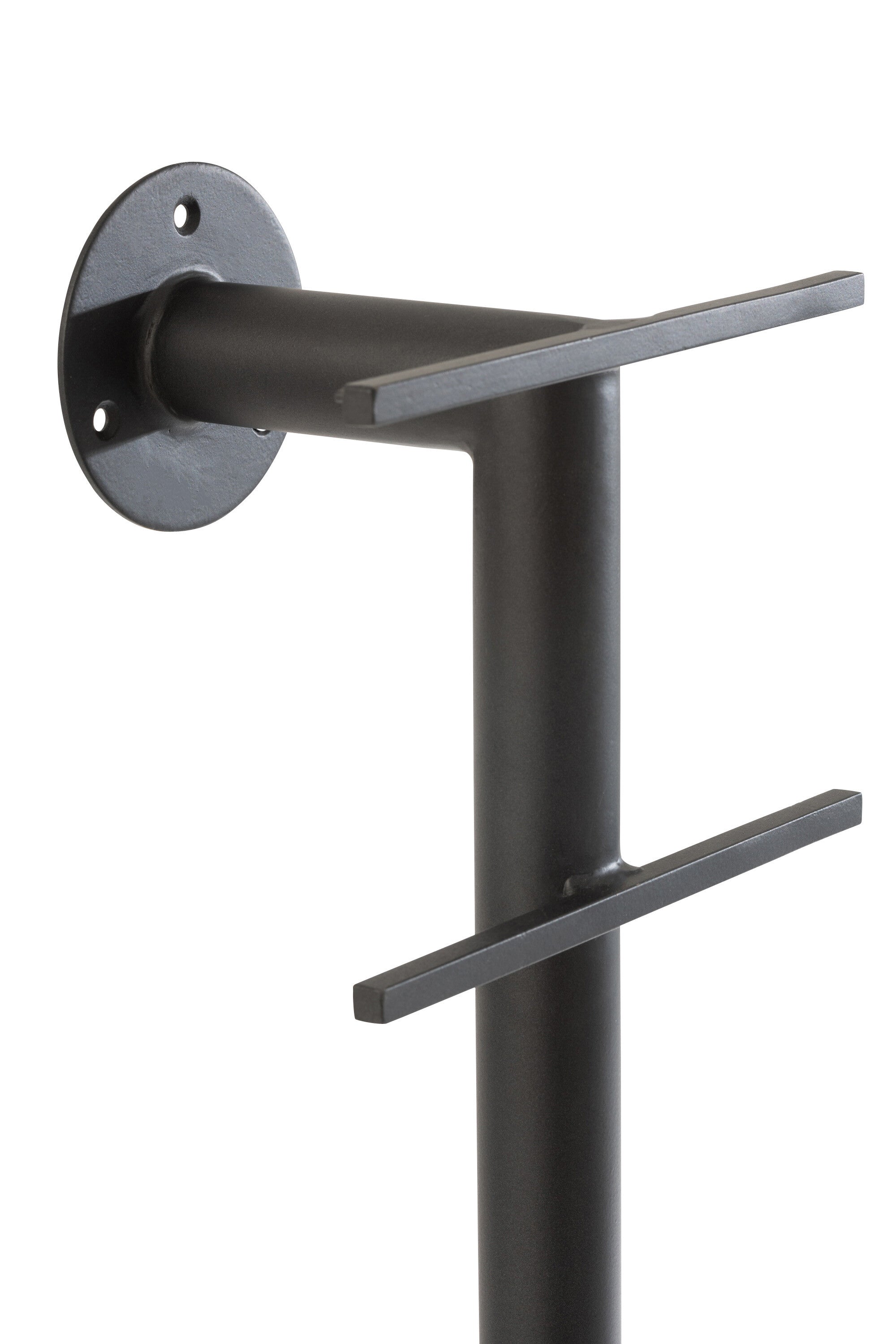 Spiegel+Plank Wand Marmer/IJzer/Glas Wit/Zwart