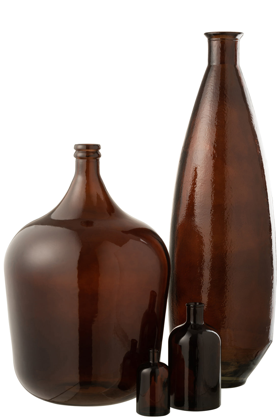 Vaas Ovaal Glas Bruin