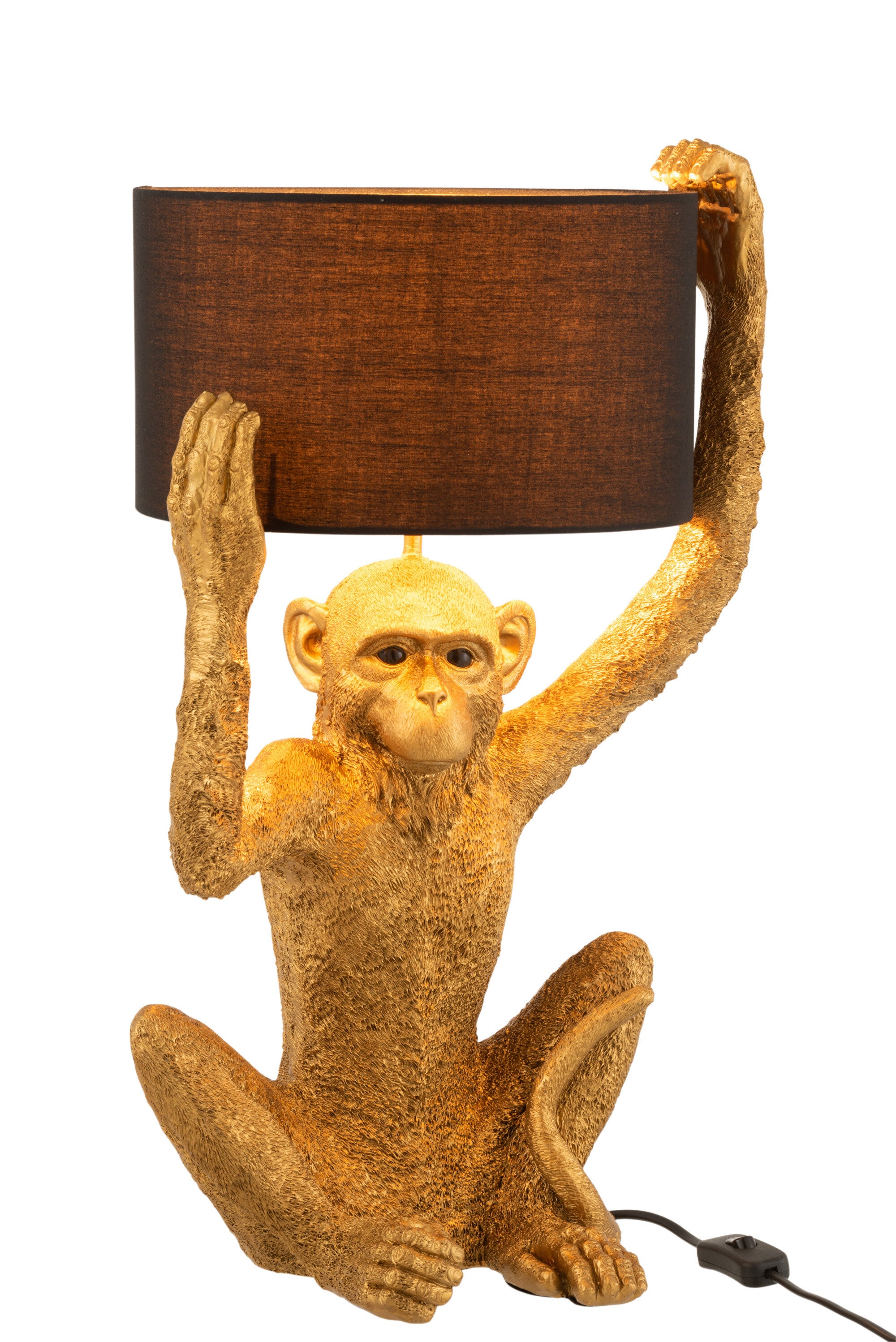 J-Line Lamp Aap Poly Goud