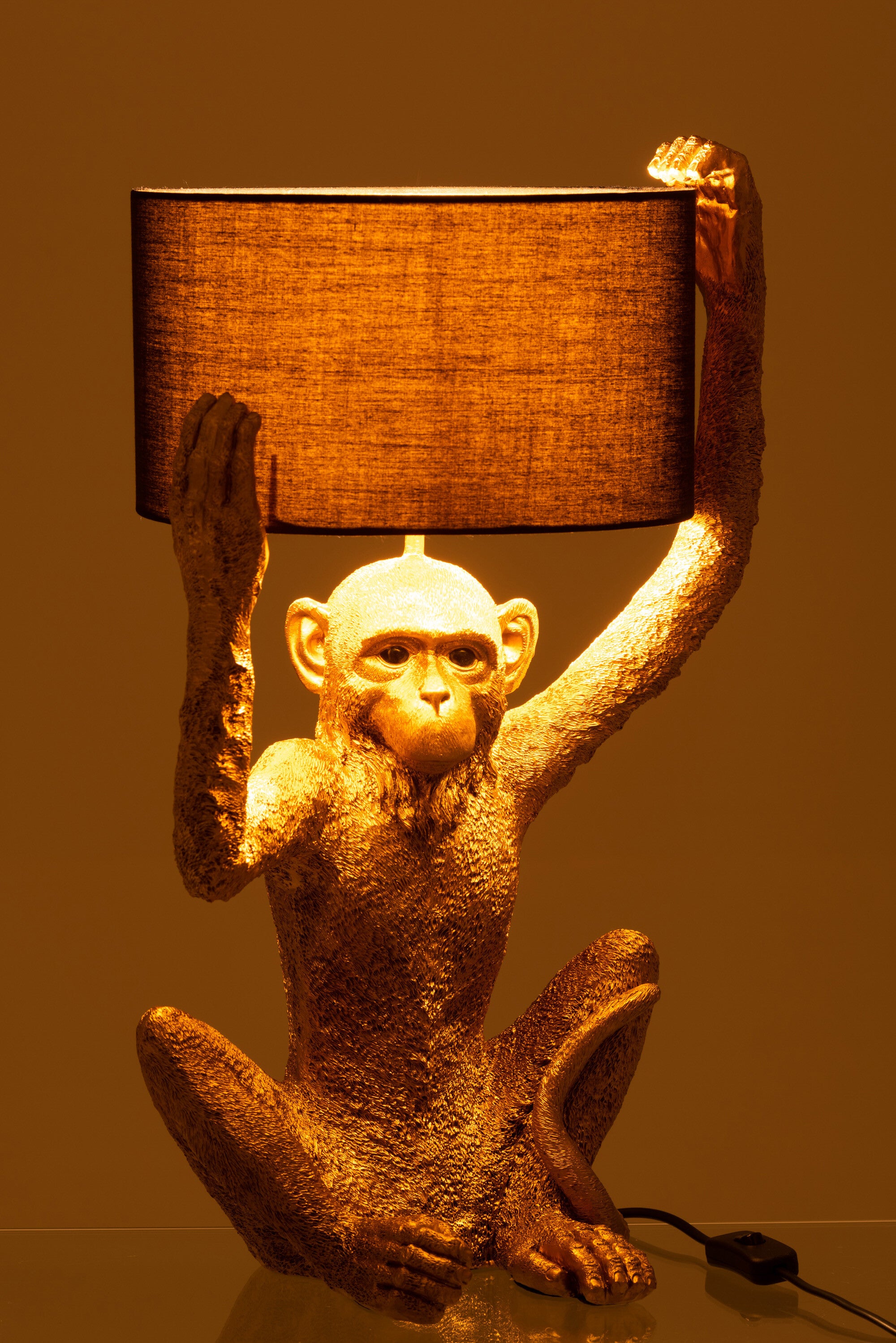 J-Line Lamp Aap Poly Goud