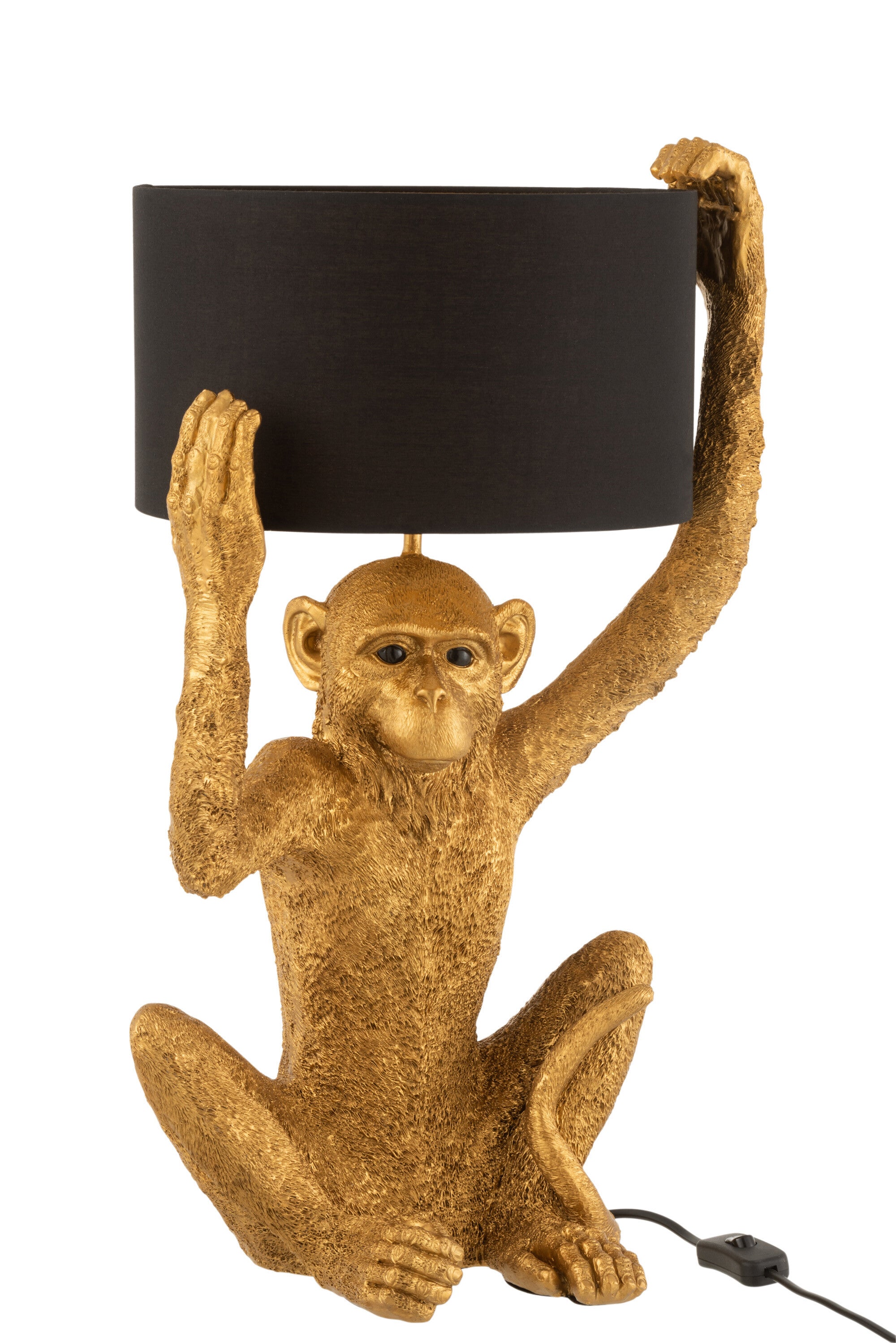 J-Line Lamp Aap Poly Goud