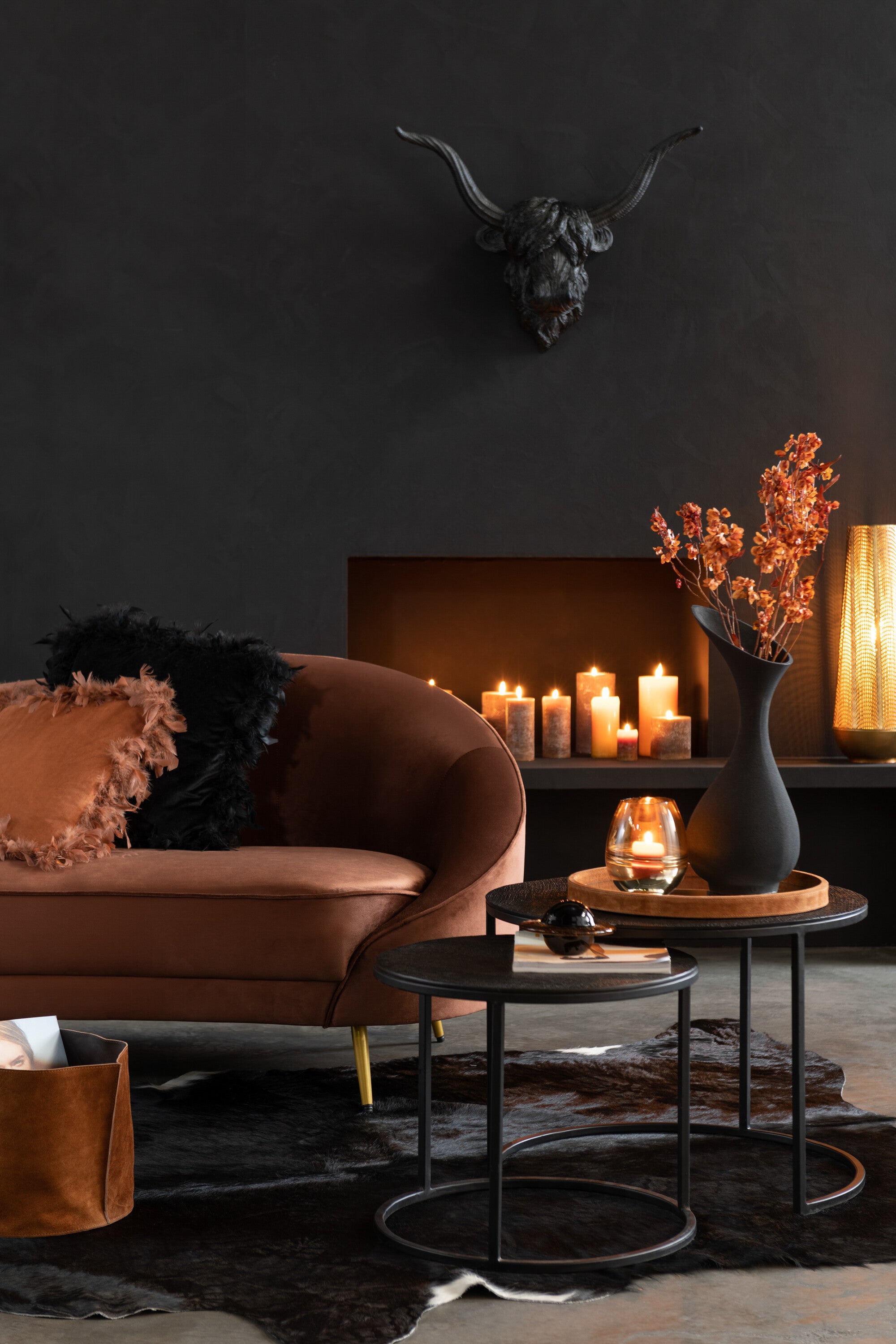 Buffalo Hangende Poly Zwart Klein