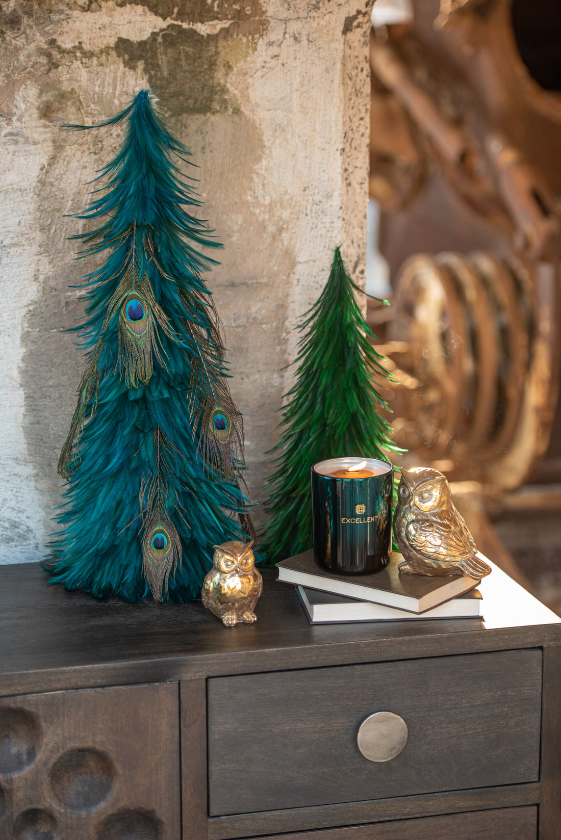 J-Line geurkaars Excellent - Witte Thee Petrol - S - 50U