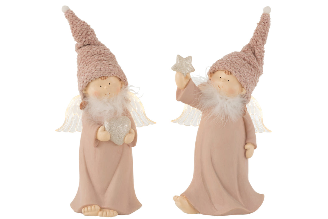 Engel Porz Roze Groot Assortiment Van 2