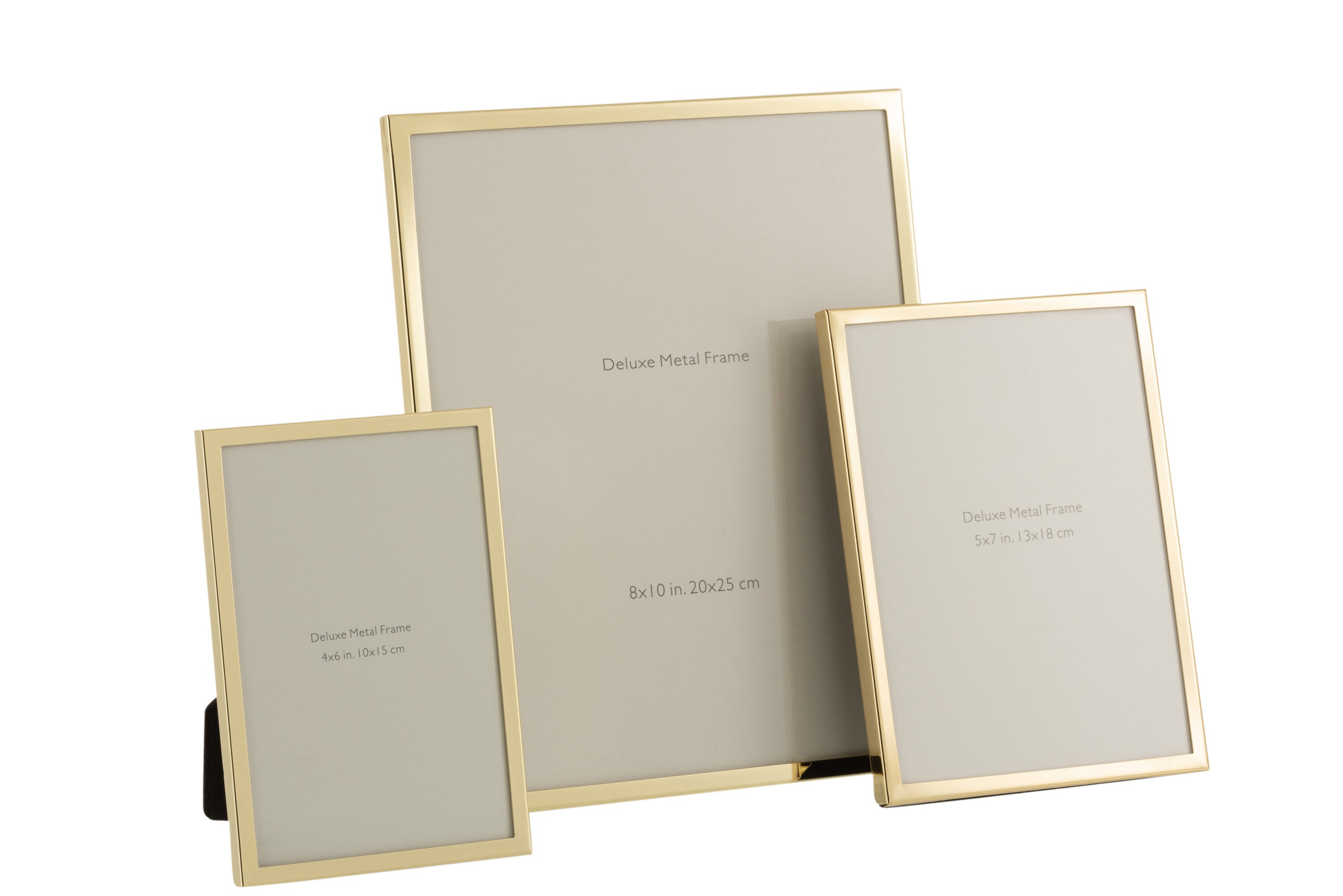 J-Line Fotokader Fijne Boord 20X25 Metaal Goud Large