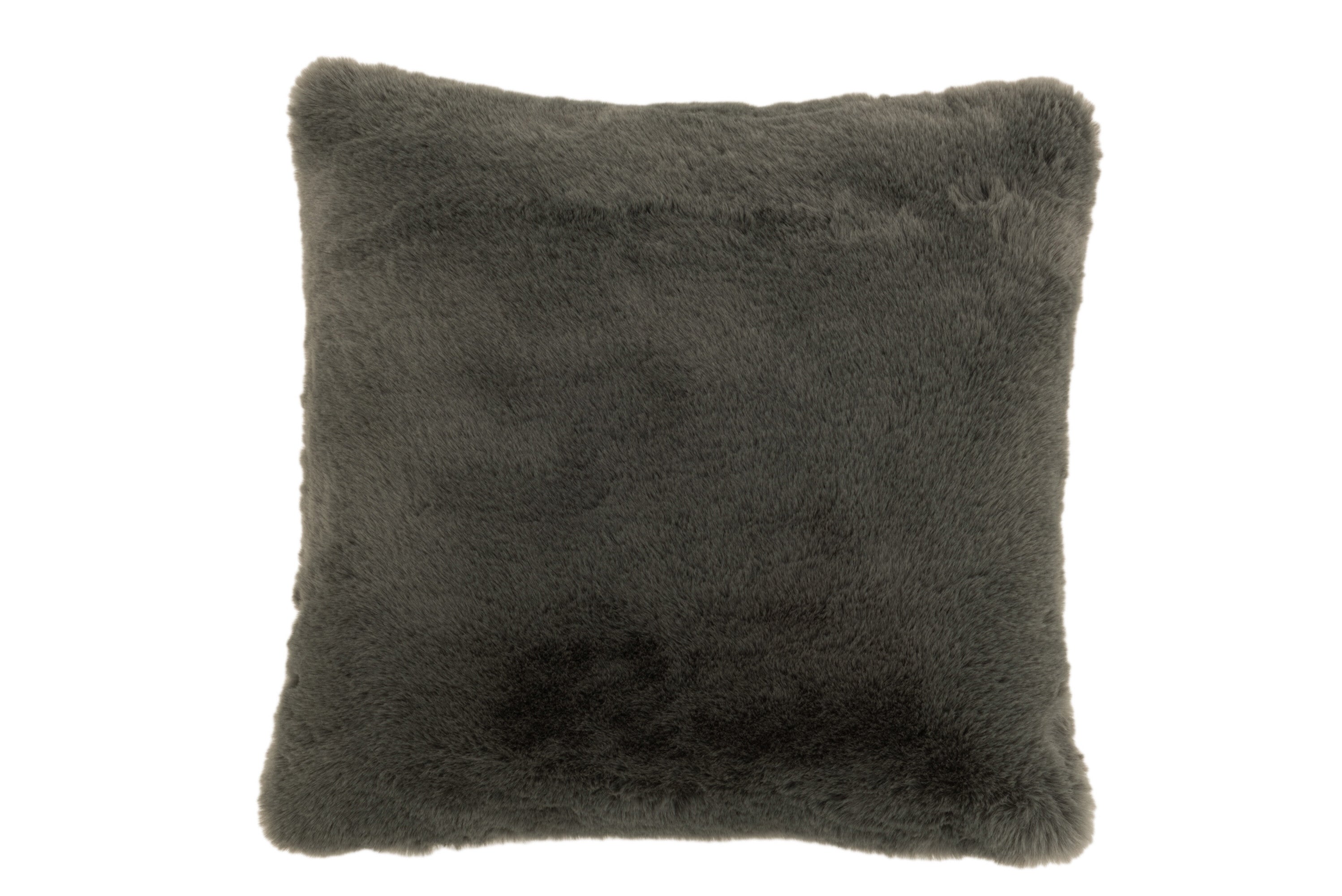 J-Line Cutie Sierkussen – Polyester – 45x45 cm – Grijs
