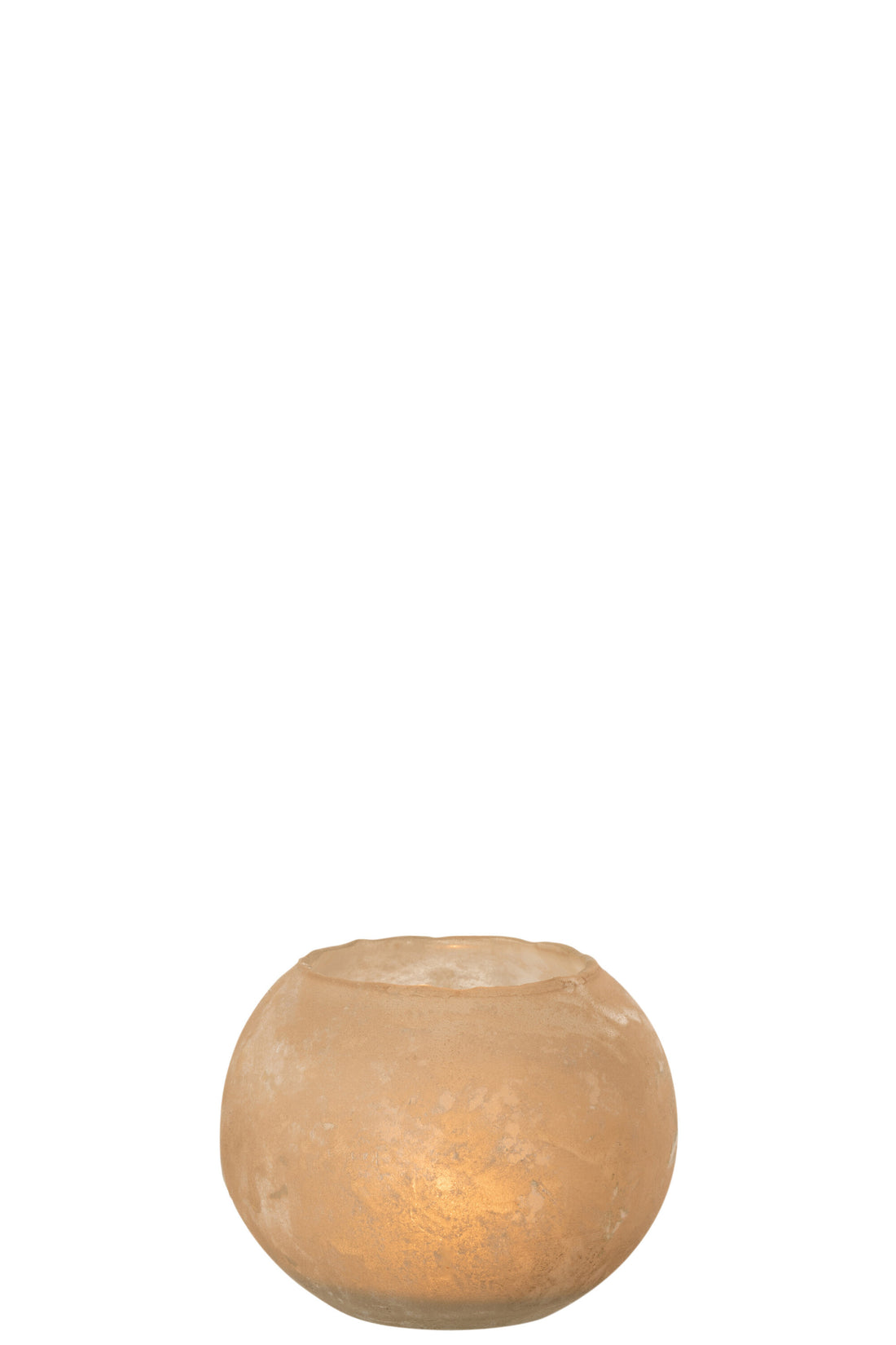 Vaas Soda Rond Glas Goud Klein