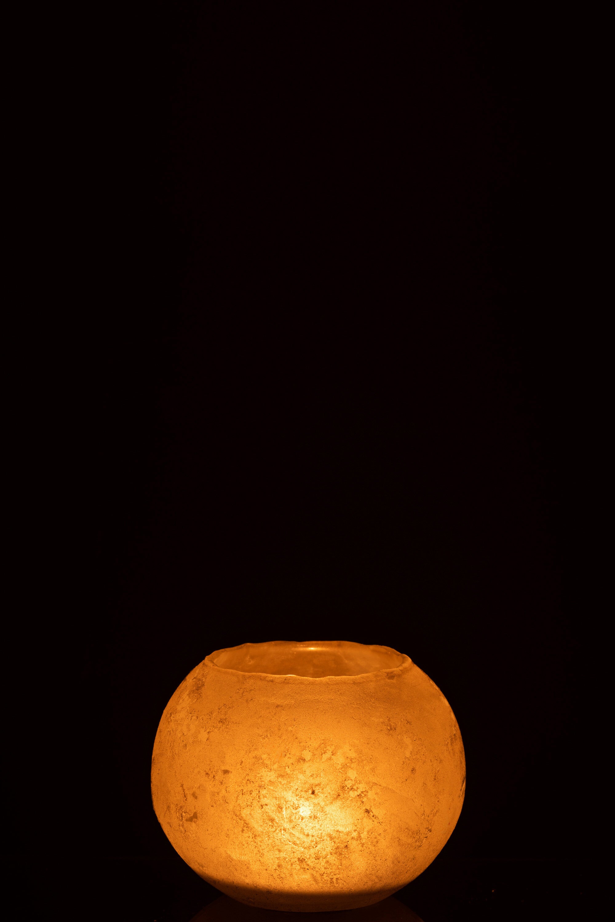 Vaas Soda Rond Glas Goud Klein