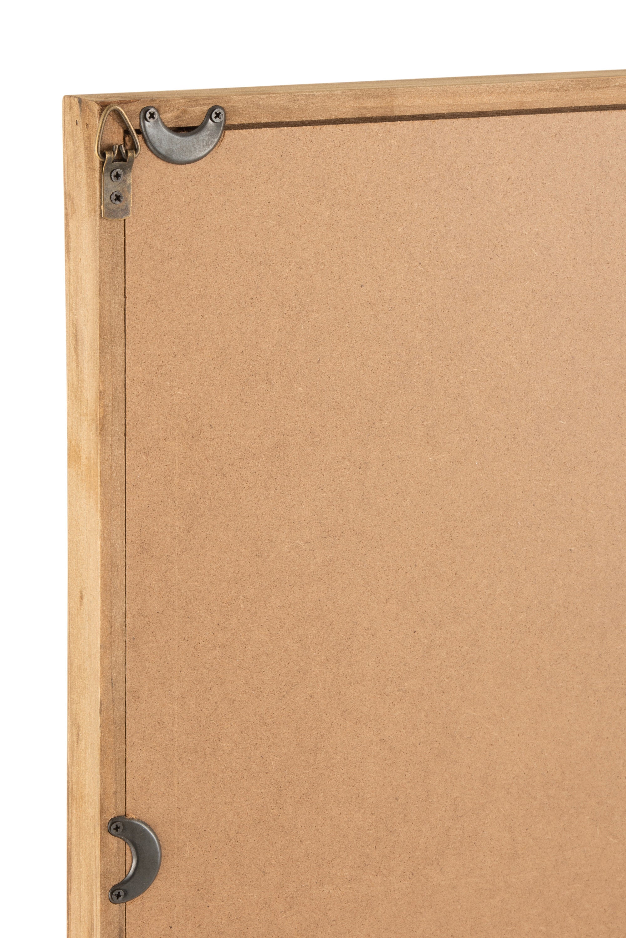 Wanddecoratie Leeuw Hout/Glas Bruin