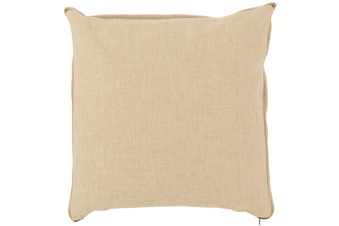 Kussen Kat Popart Polyester/Linnen Mix