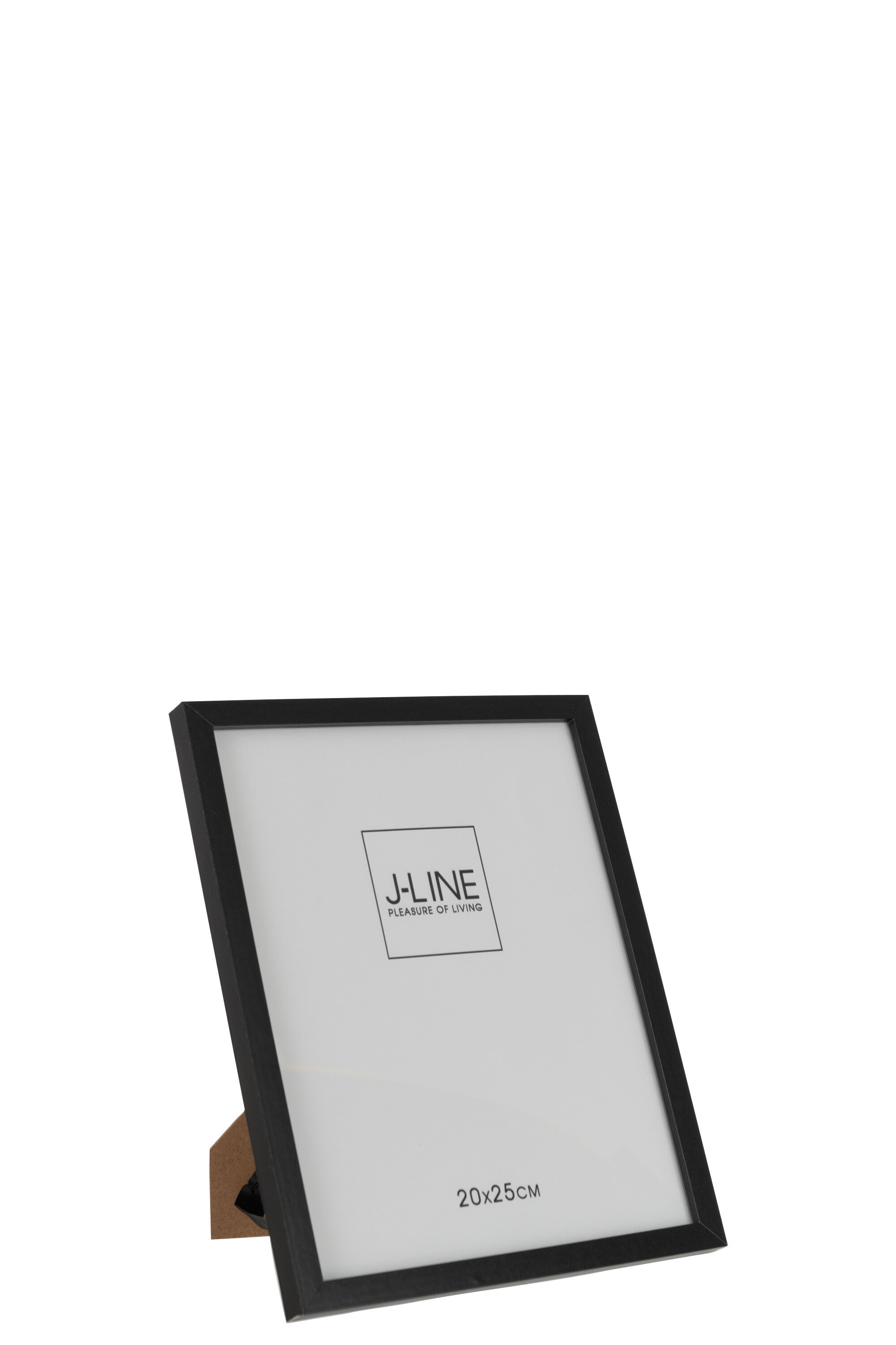 J-Line Fotokader Basic Hout Zwart Medium