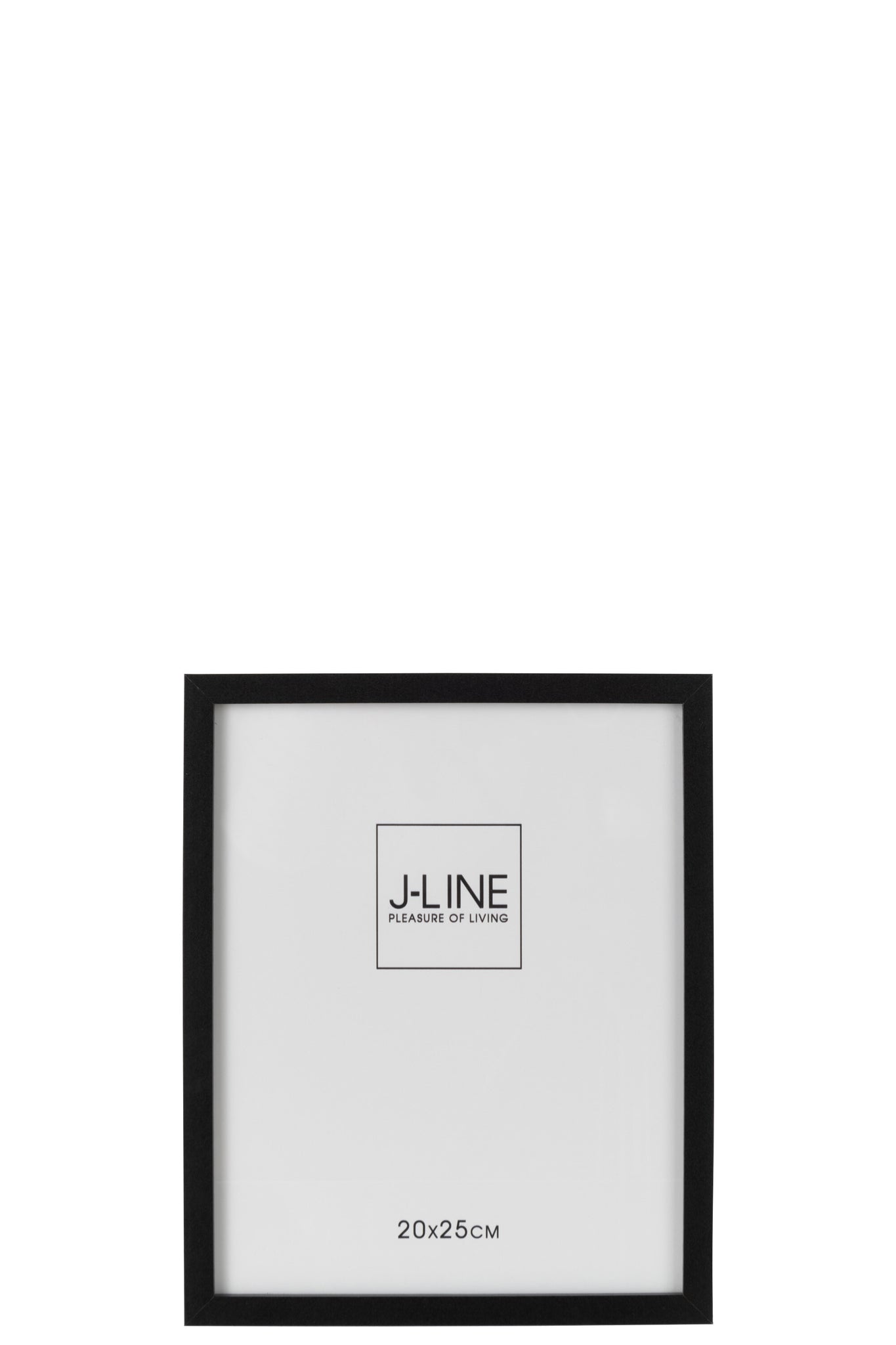 J-Line Fotokader Basic Hout Zwart Medium