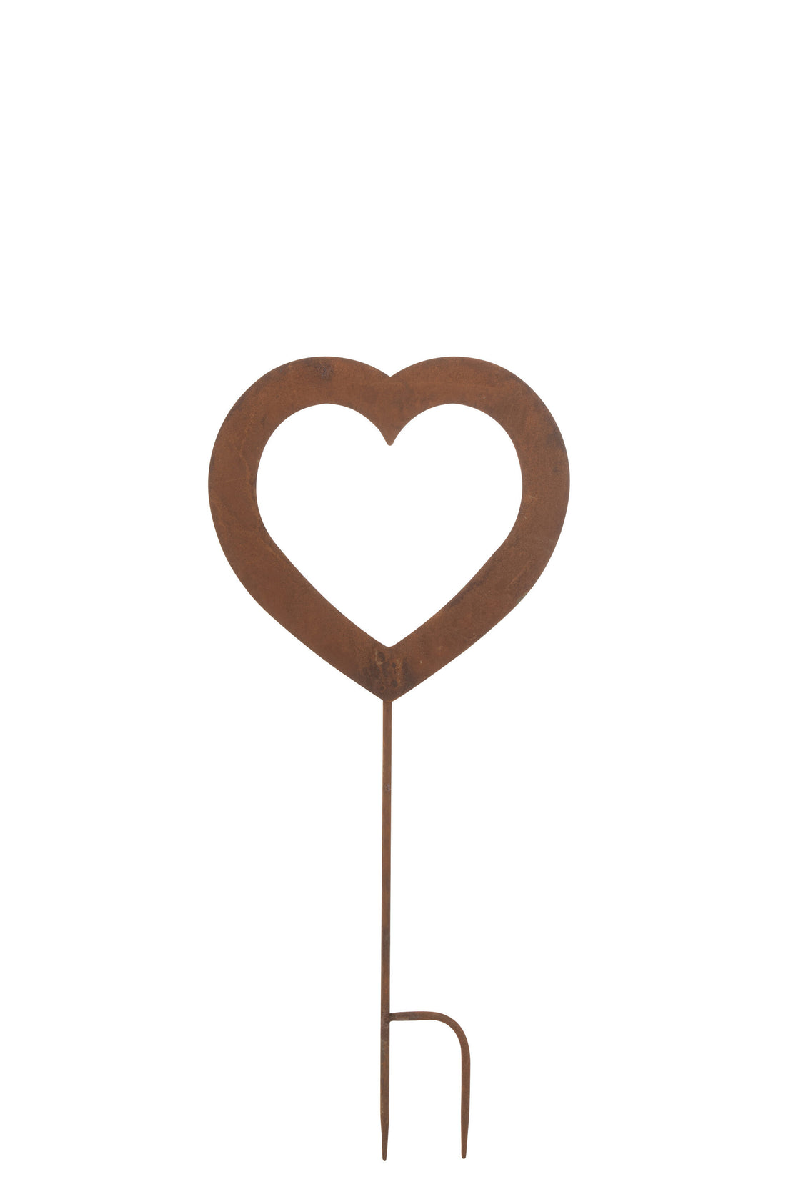 J-Line Decoratie Tuin Hart Open Ijzer Roest
