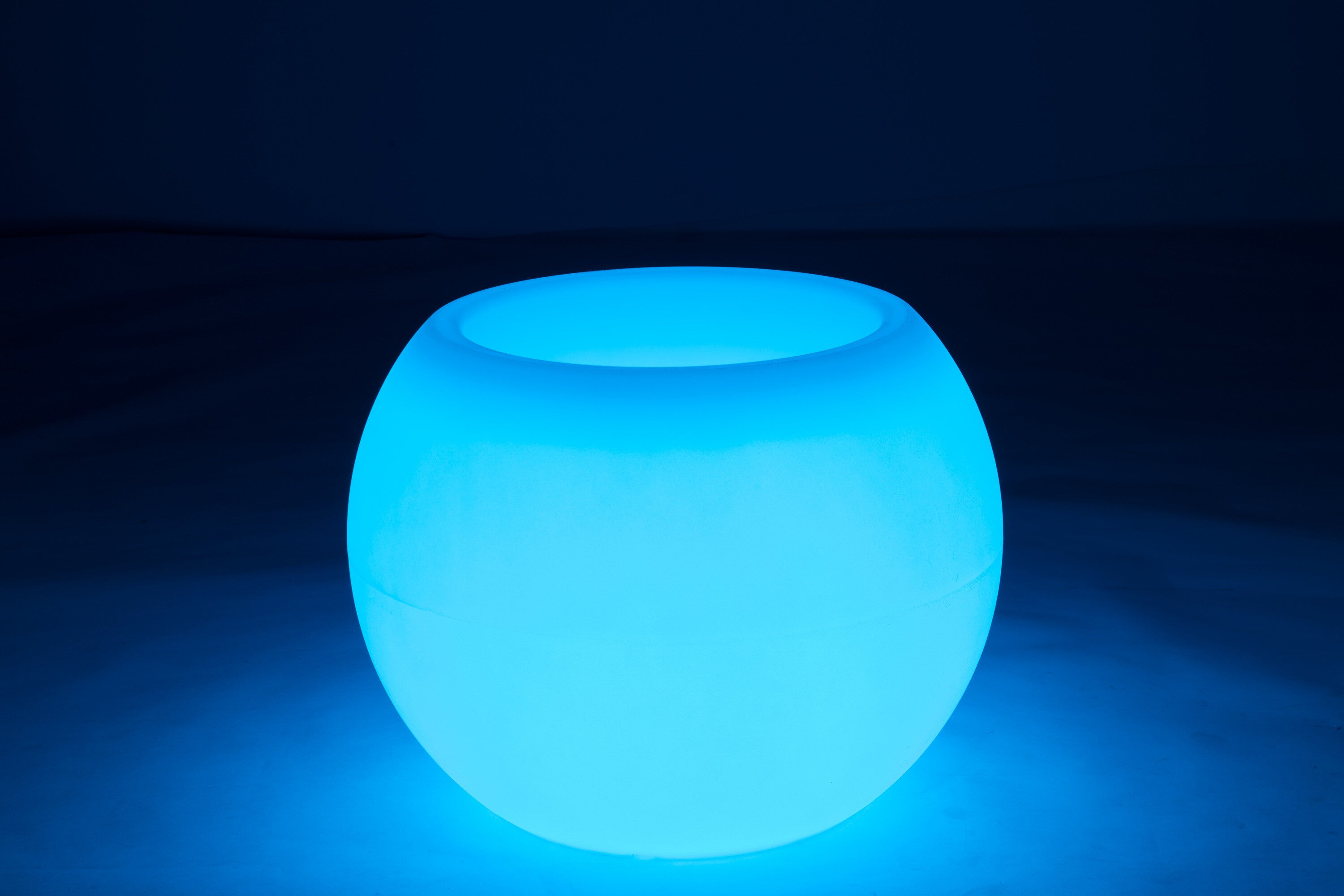 J-Line Lamp Bloempot Buiten Led Plastiek Mix