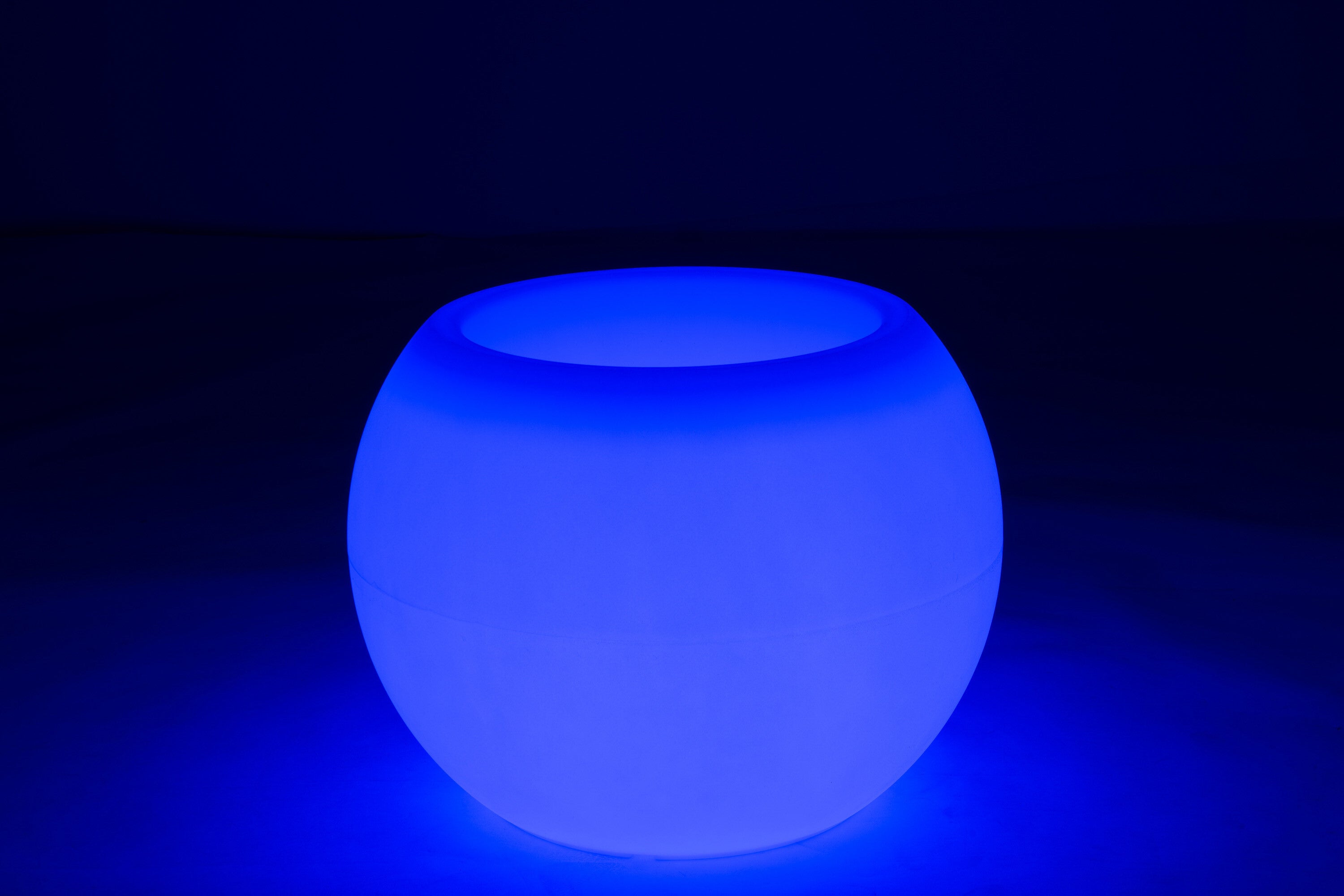 J-Line Lamp Bloempot Buiten Led Plastiek Mix