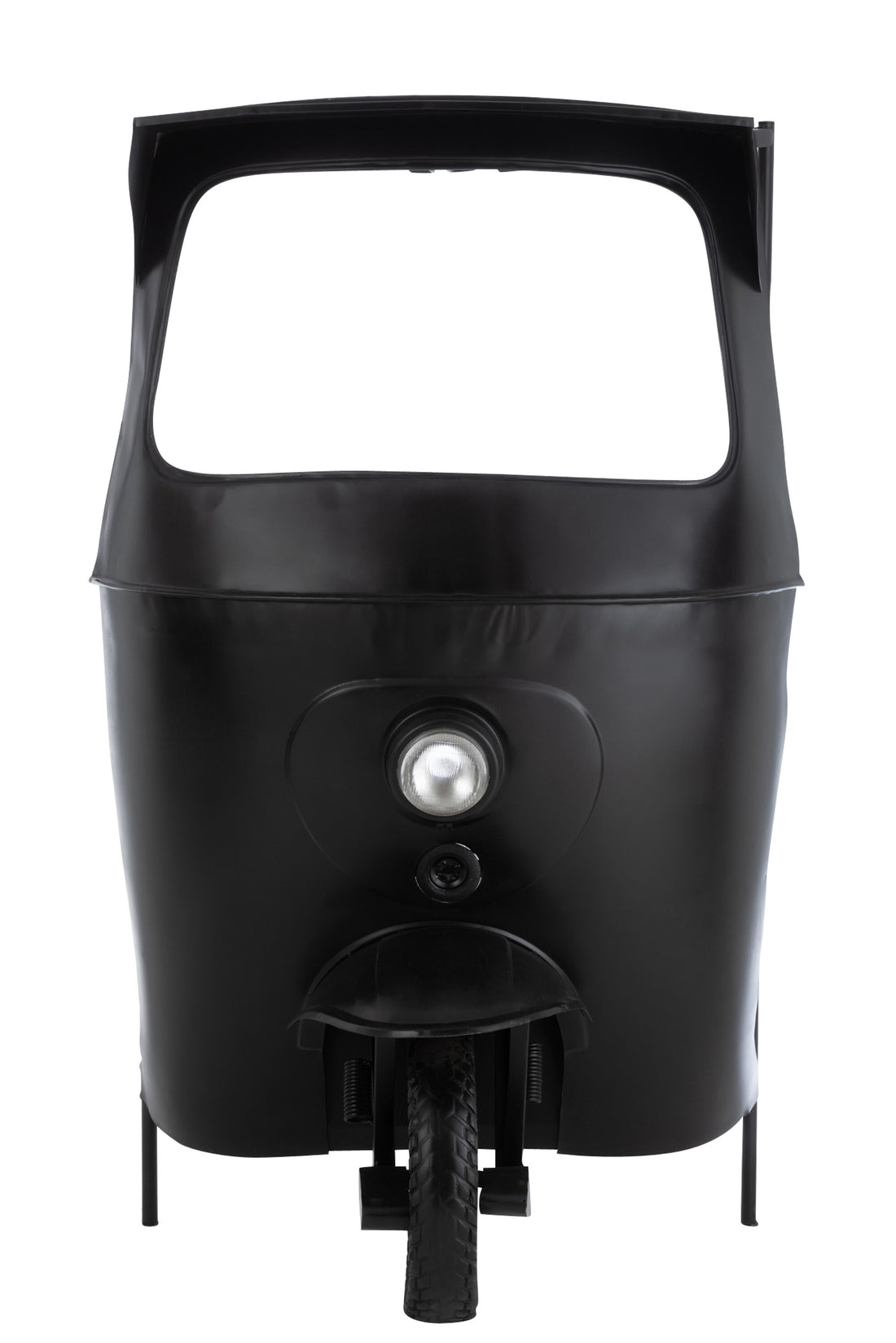 Bar Fiets Tuktuk Metaal/Mangohout Zwart/Natuurlijk