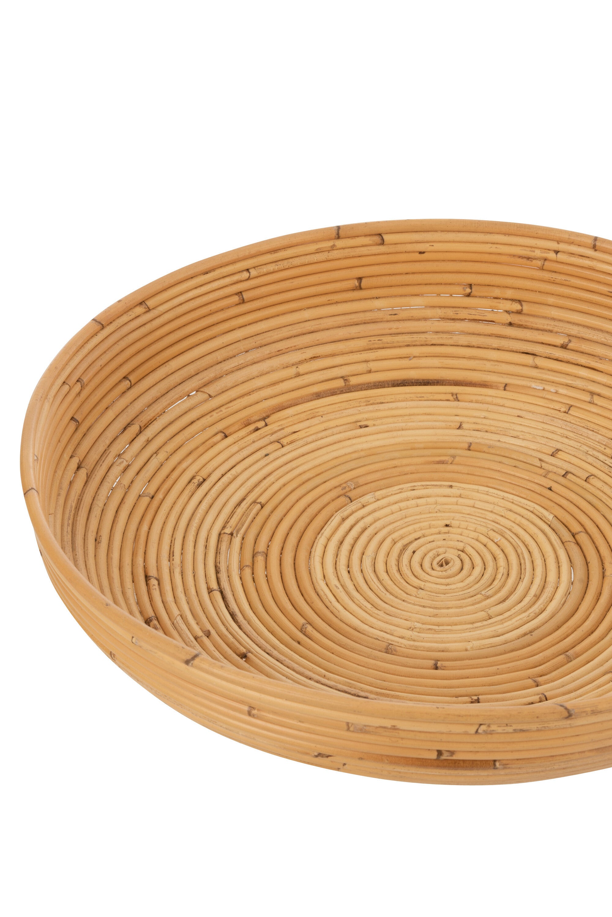 J-Line Set Van 2 Schalen Rotan Naturel