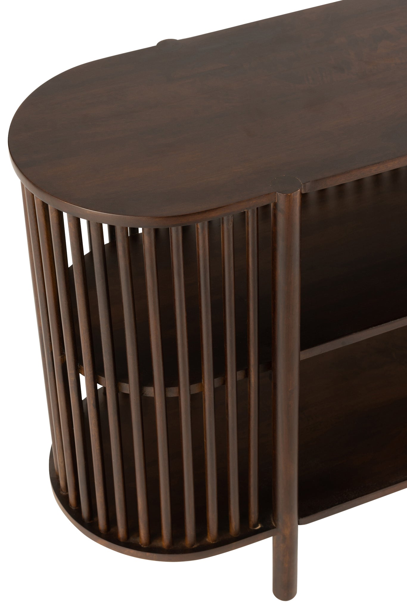Console 2 planken Conie Mangohout Donkerbruin