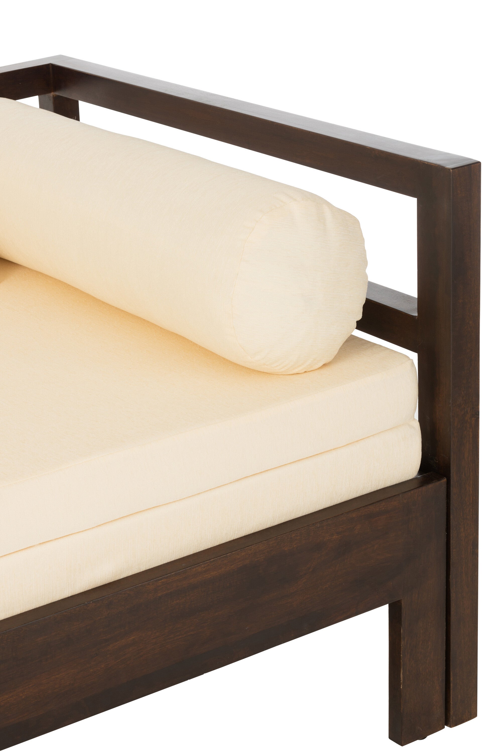 Bank/Bed Conie Matras+4 Kussens Mangohout Donkerbruin