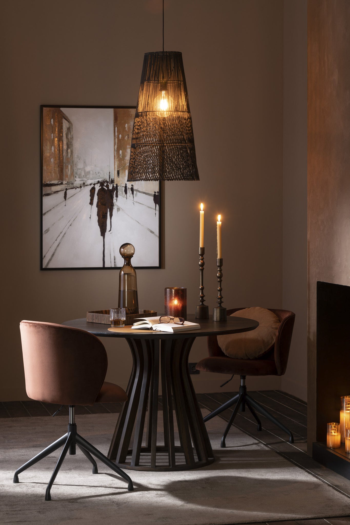 Tafel Connie Mango Hout Donkerbruin