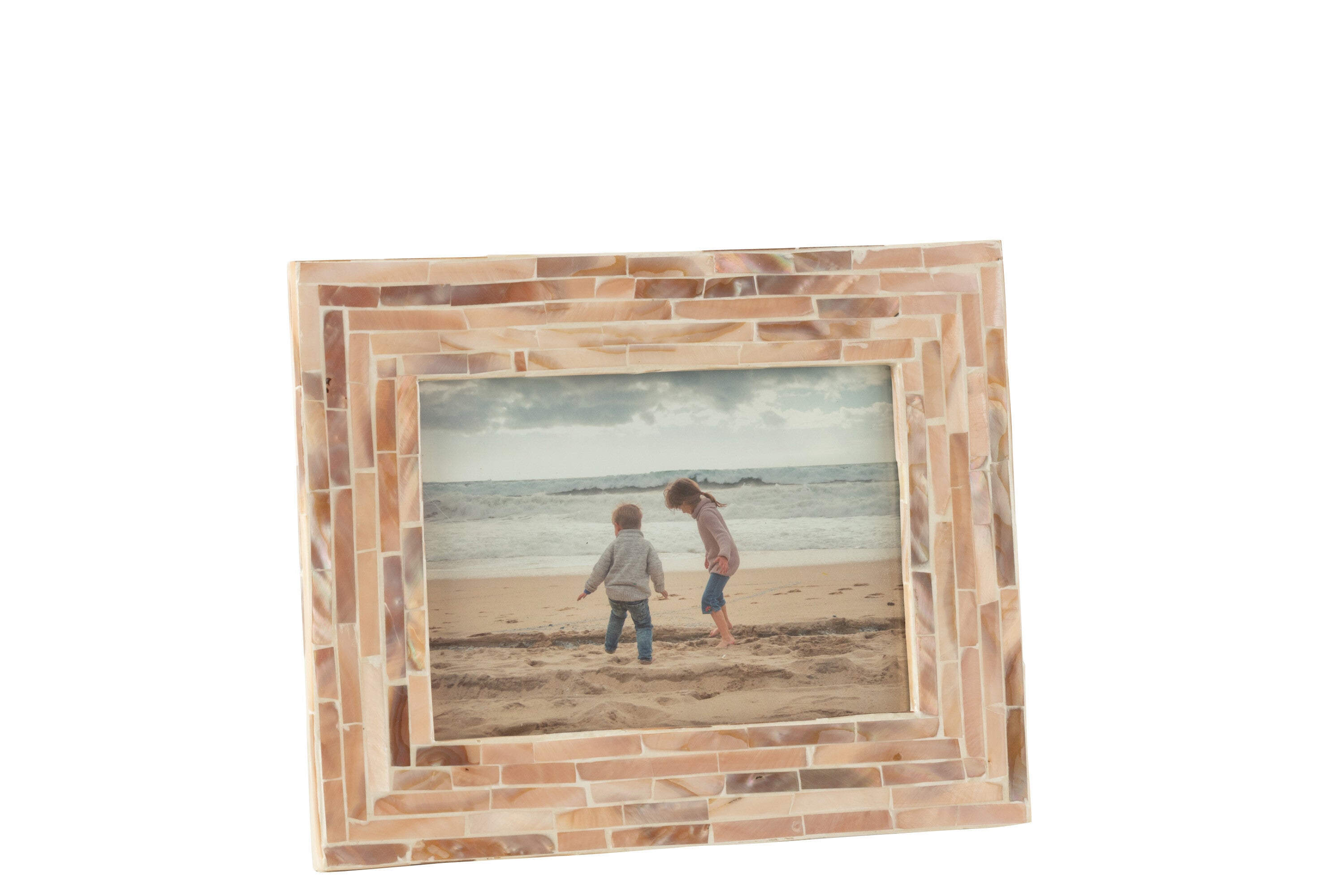 Fotolijst Nuye Schelpen/Mdf Beige 12X17cm