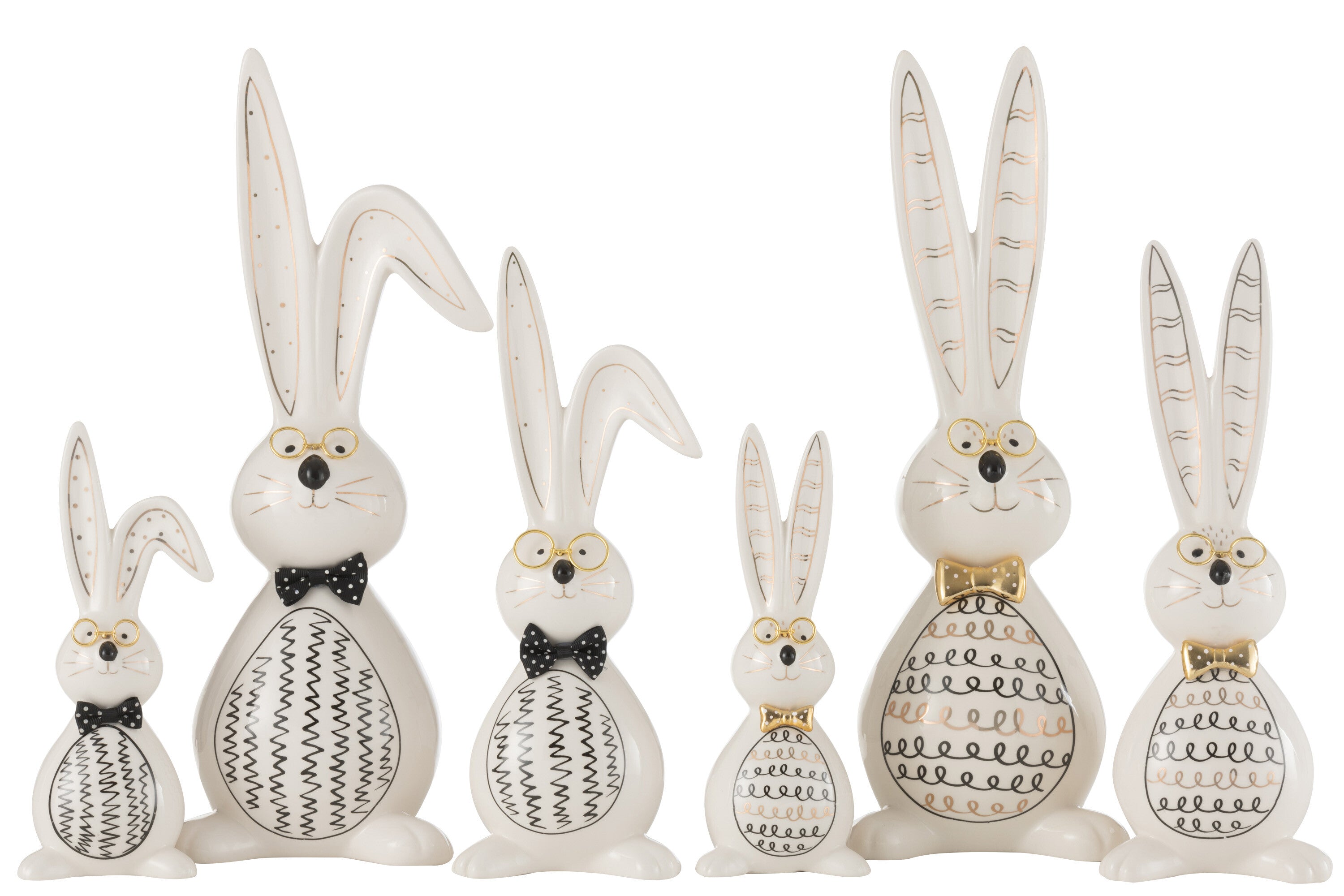 Konijn Robert Keramische Mix Groot Ass2