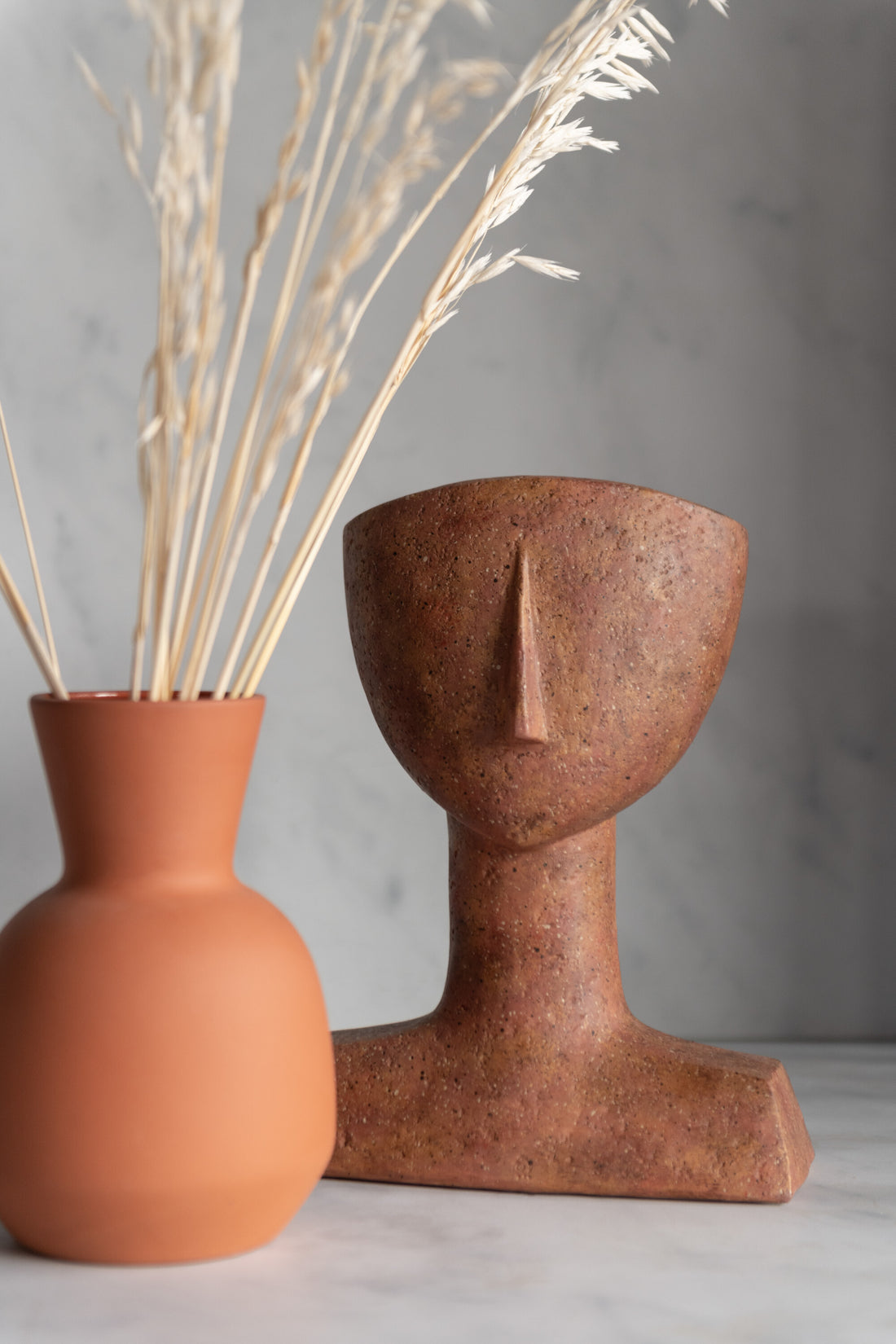 J-Line Figuur Lea Poly Terracotta