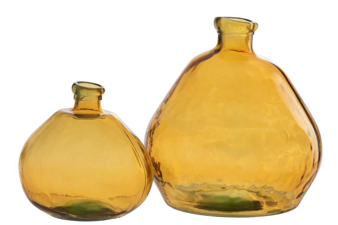 Vaas Laura Glas Oker Groot