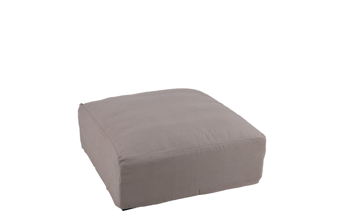 Hoes voor Poef Monaco Linnen Oudroze