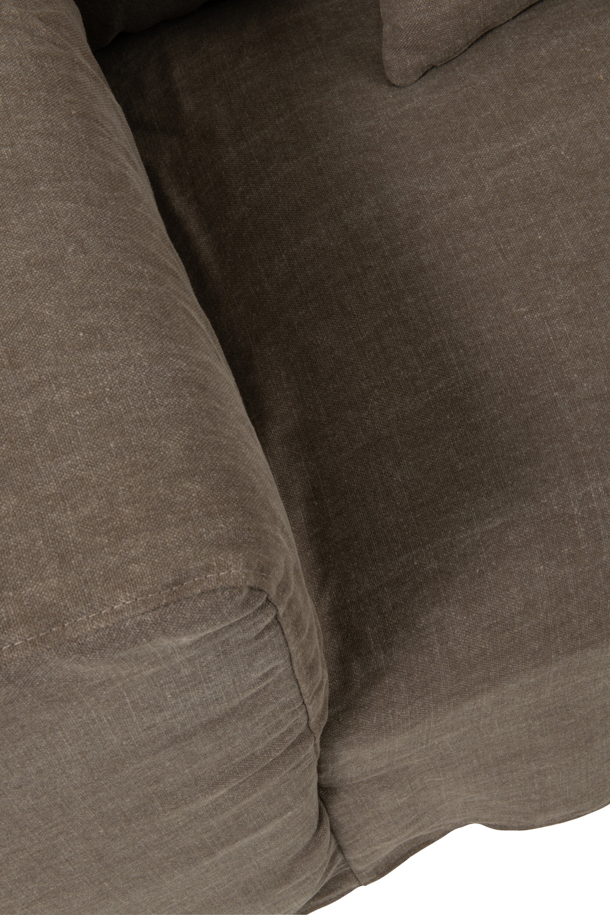 Hoes voor stoel + 5 kussens Monaco bank linnen Desert Taupe