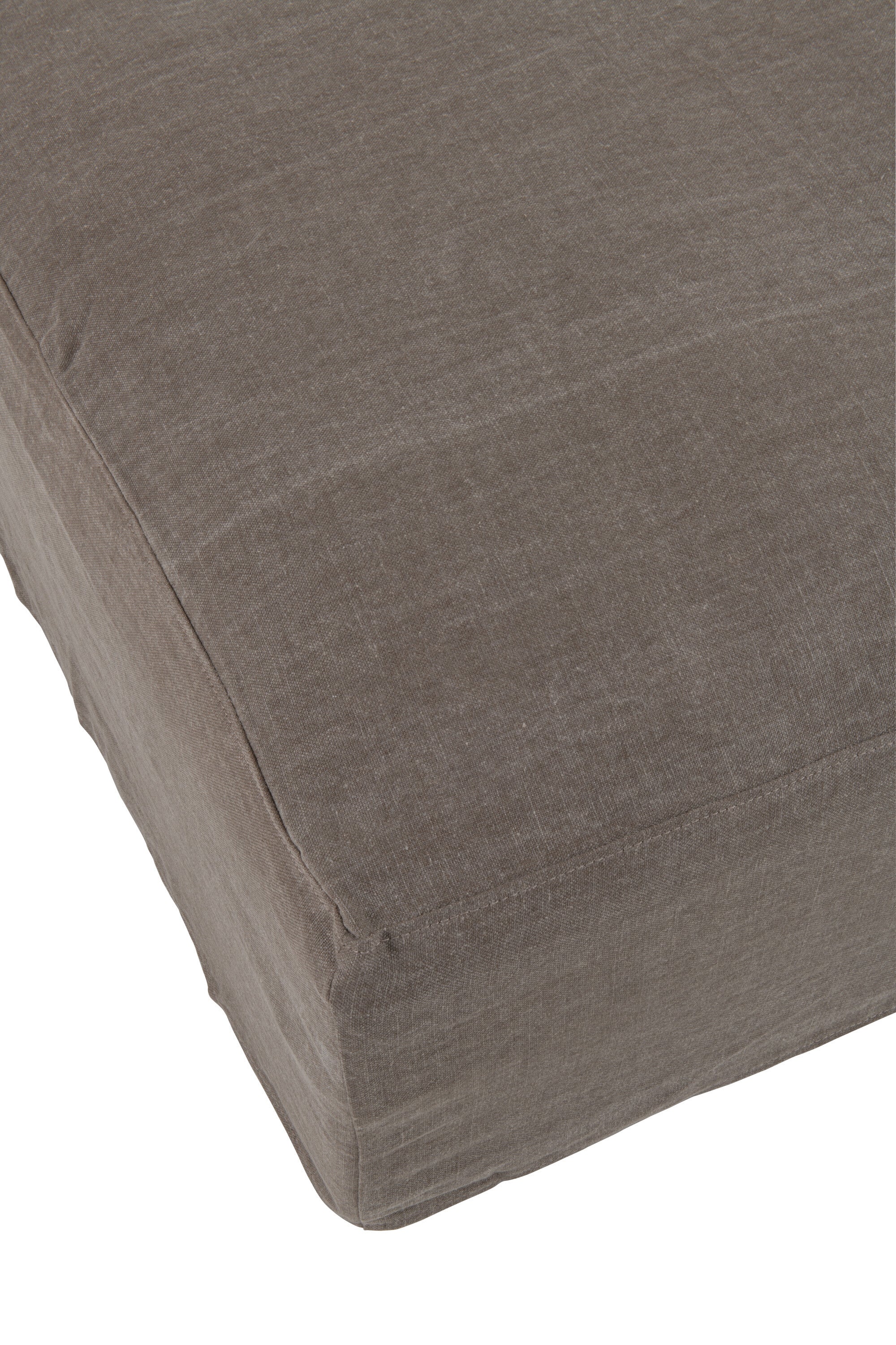 Hoes voor Poef Monaco Linnen Woestijn Taupe